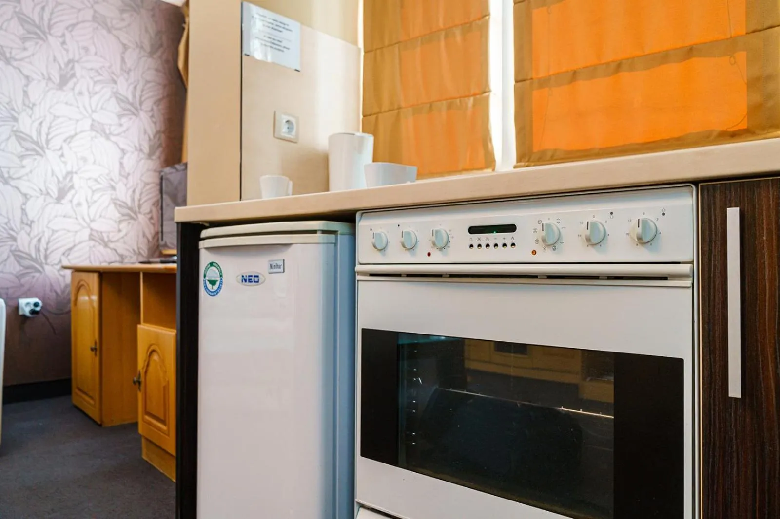 Kitchen or kitchenette in Hotel Avion - Self check in