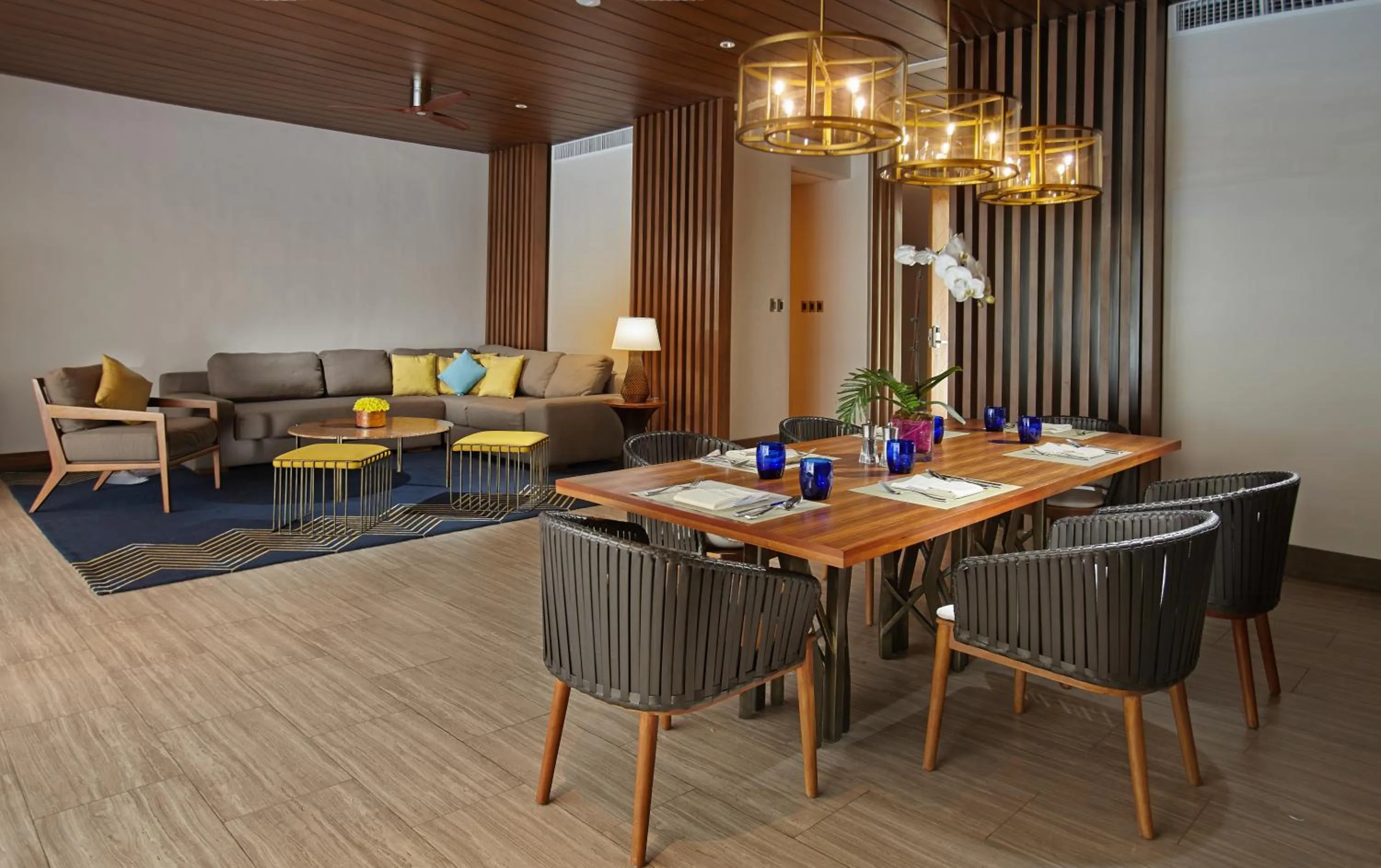 Dining area in Quest Plus Conference Center, Clark