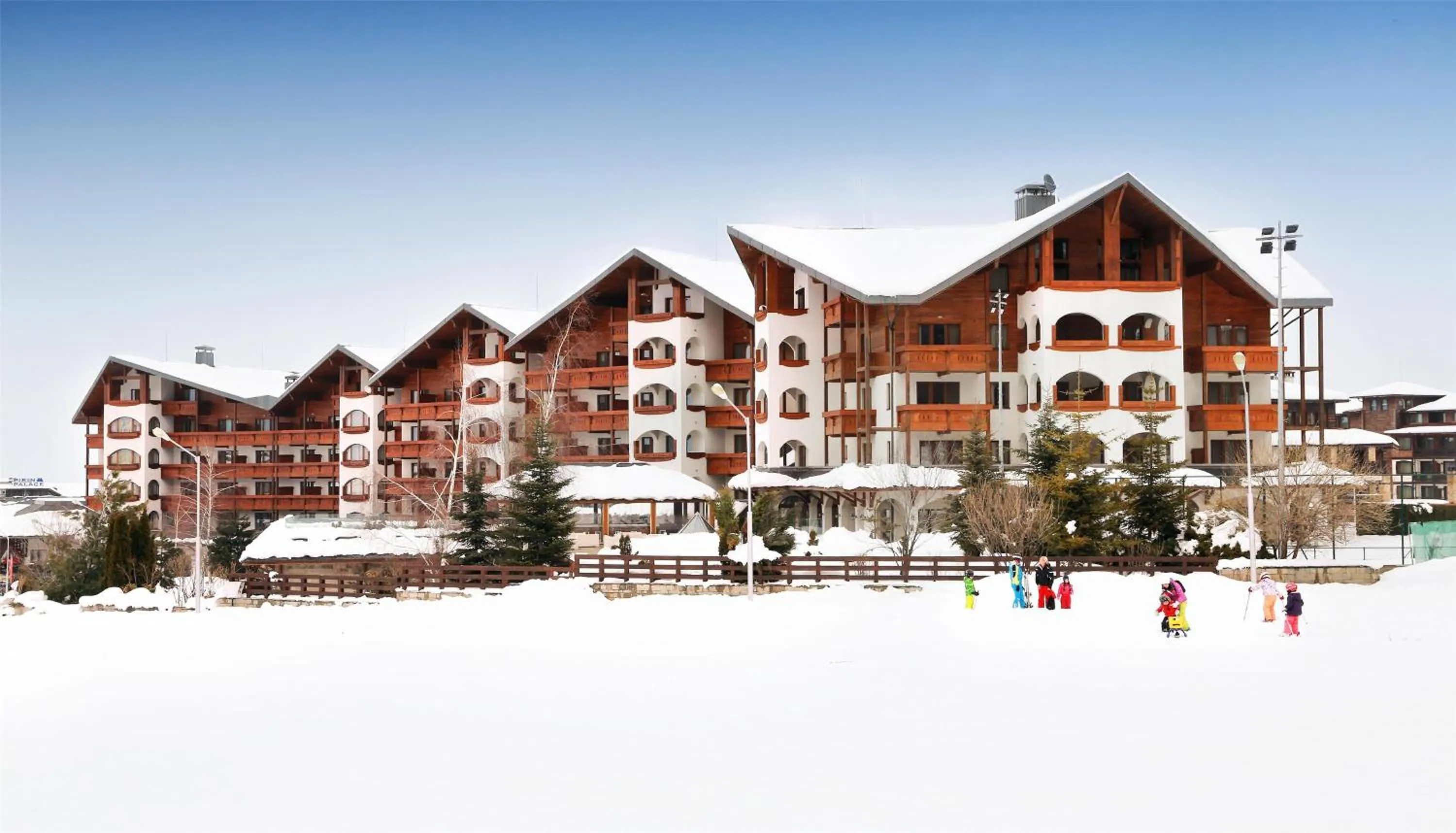 Property building in Kempinski Hotel Grand Arena Bansko
