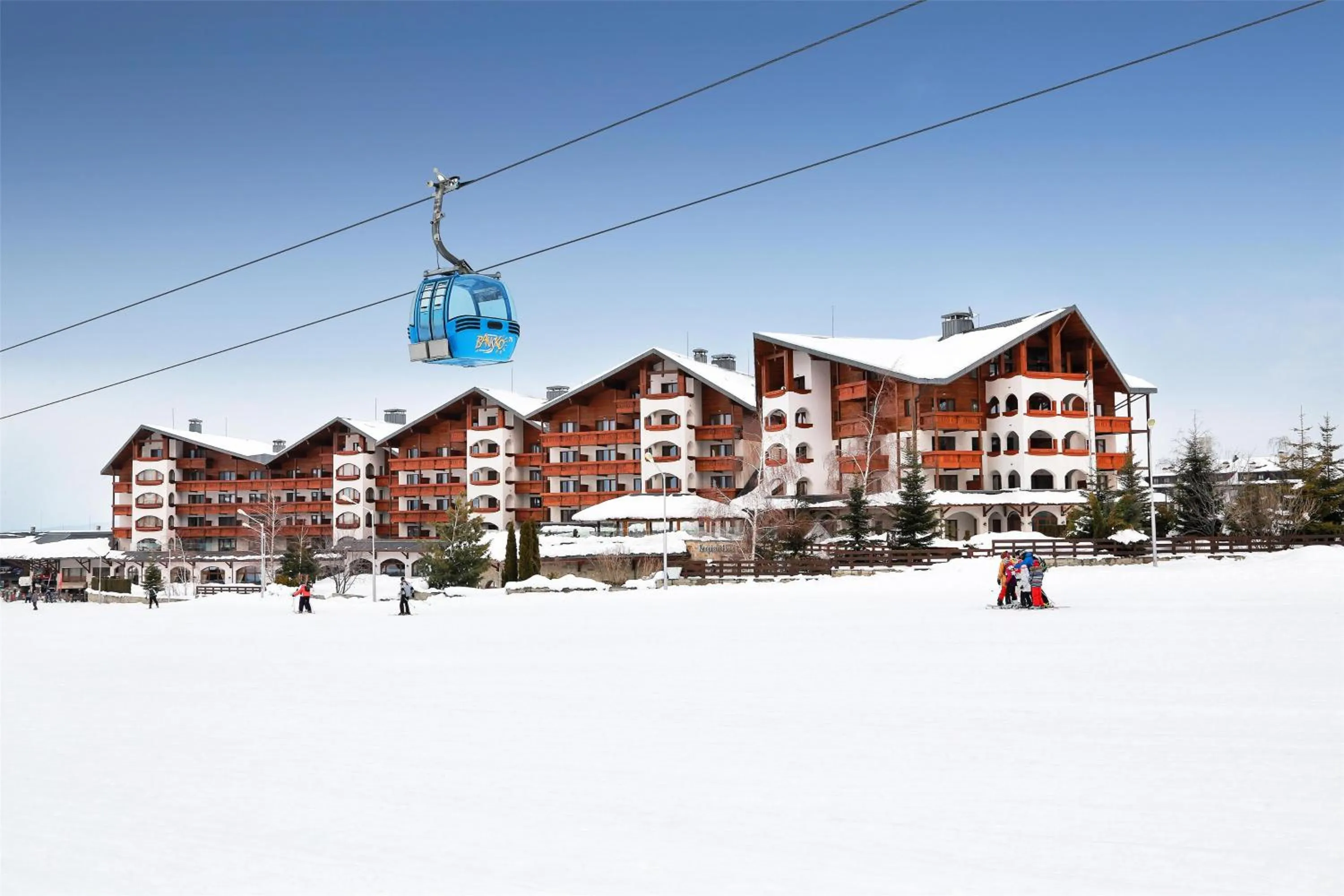 Property building in Kempinski Hotel Grand Arena Bansko