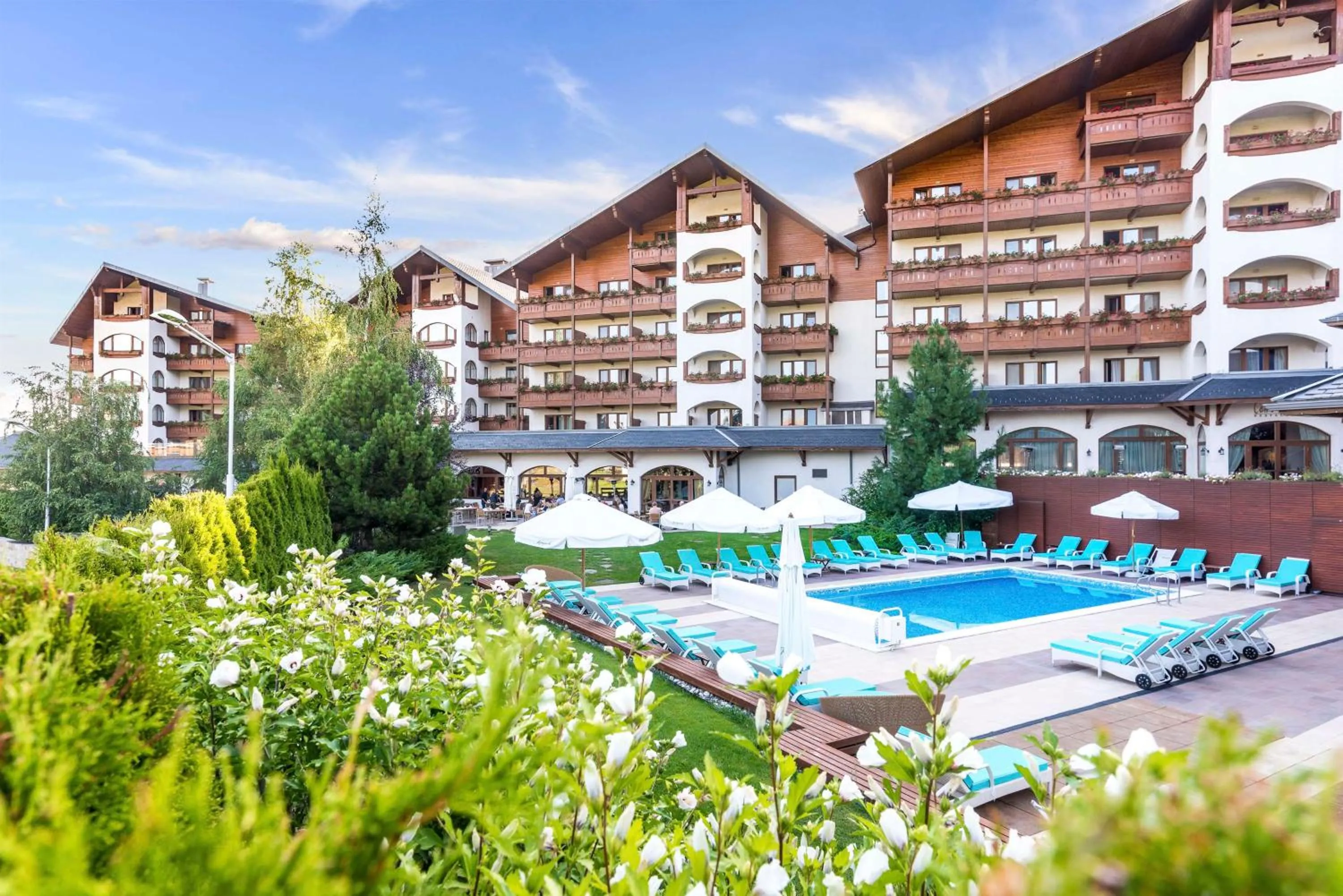 Property building in Kempinski Hotel Grand Arena Bansko