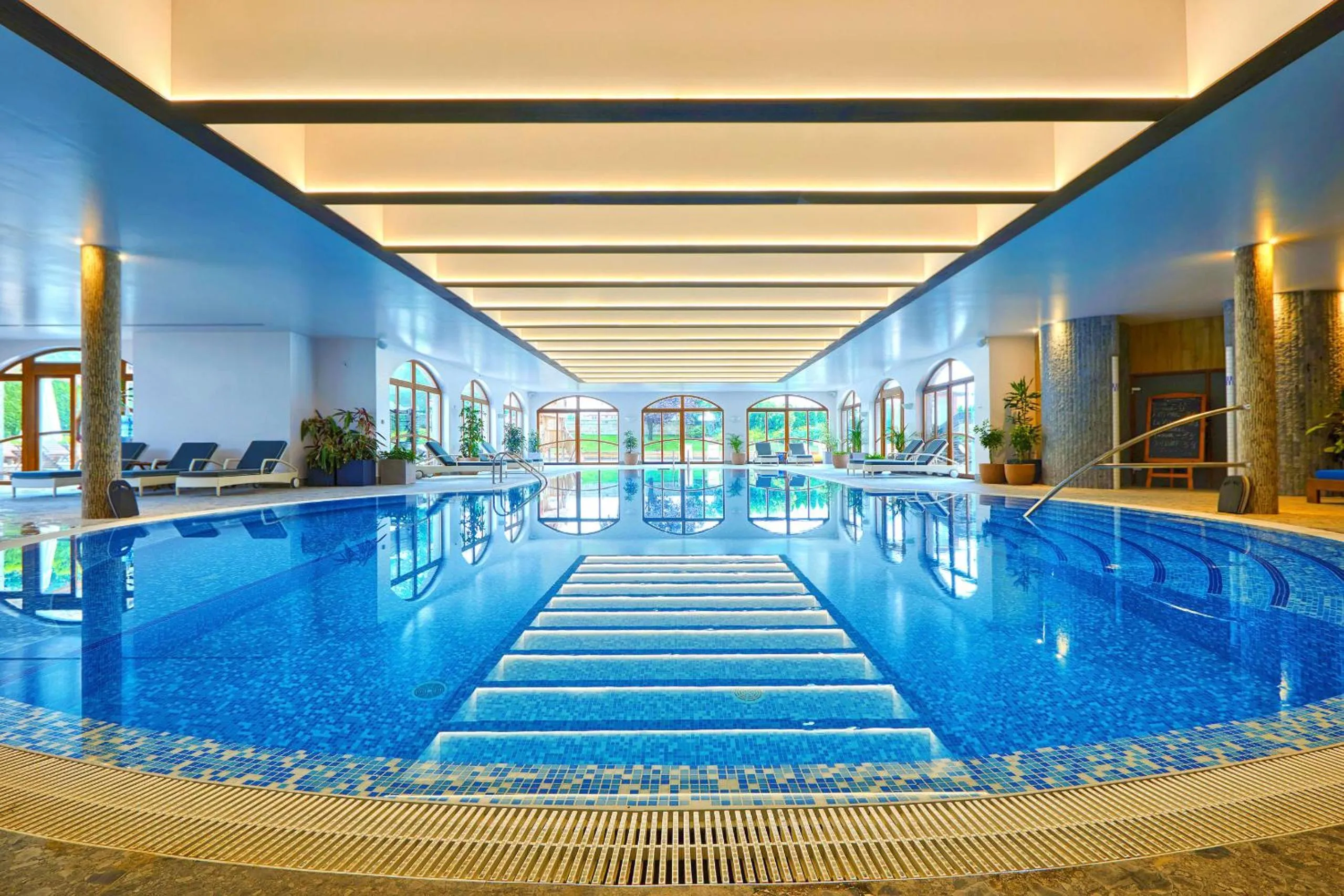 Swimming pool in Kempinski Hotel Grand Arena Bansko