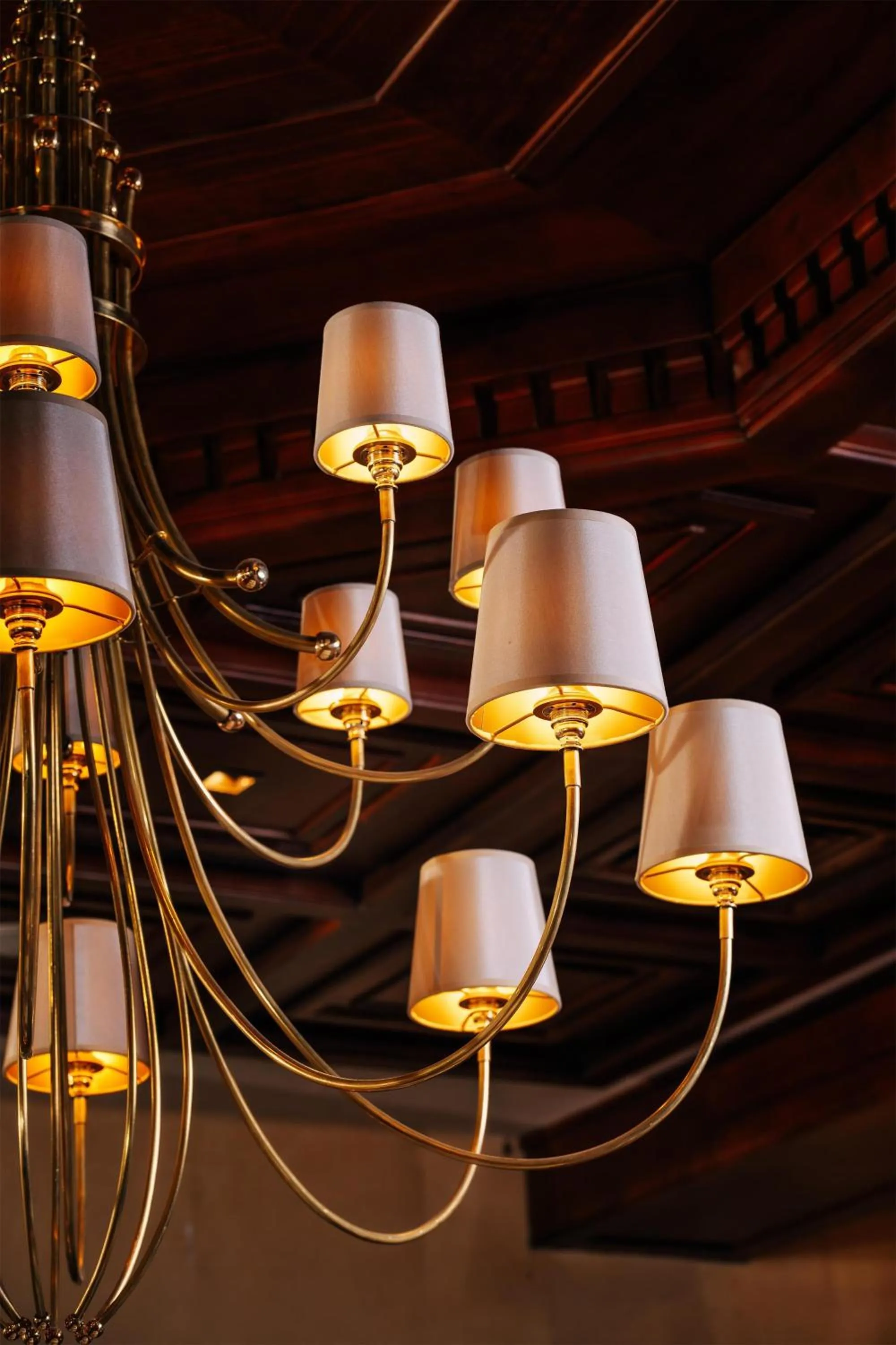 Inner courtyard view in Kempinski Hotel Grand Arena Bansko