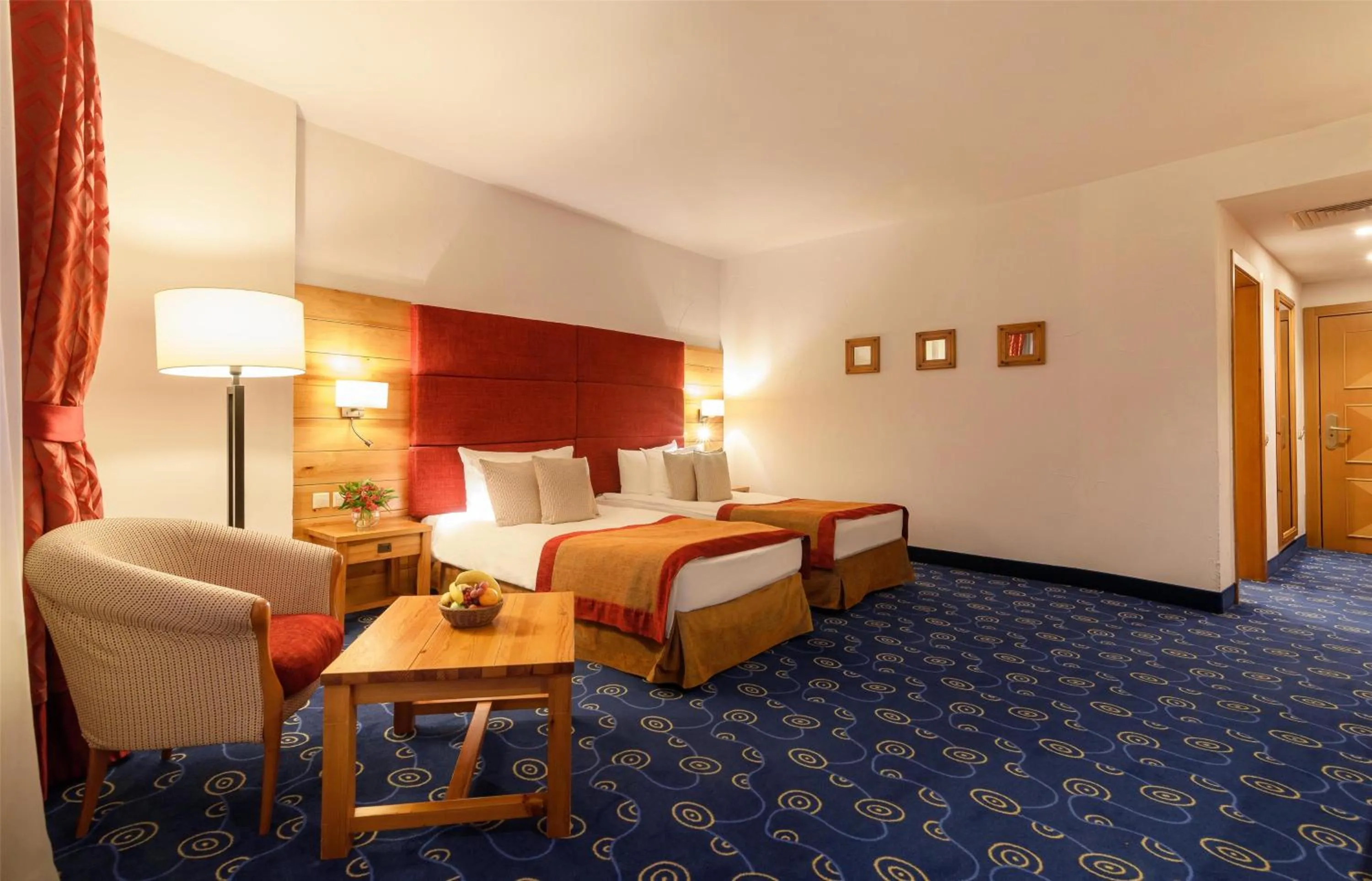 Bedroom, Bed in Kempinski Hotel Grand Arena Bansko