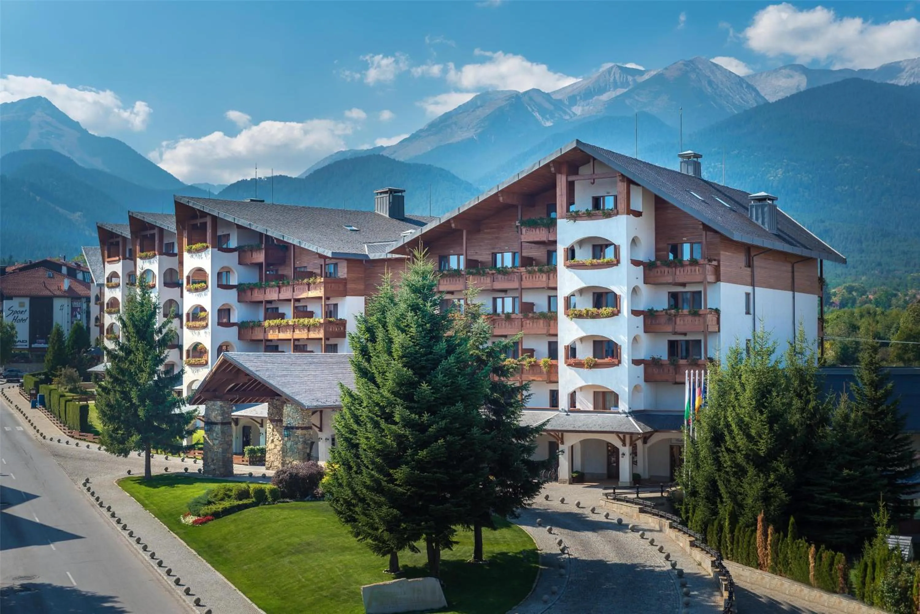 Property building in Kempinski Hotel Grand Arena Bansko