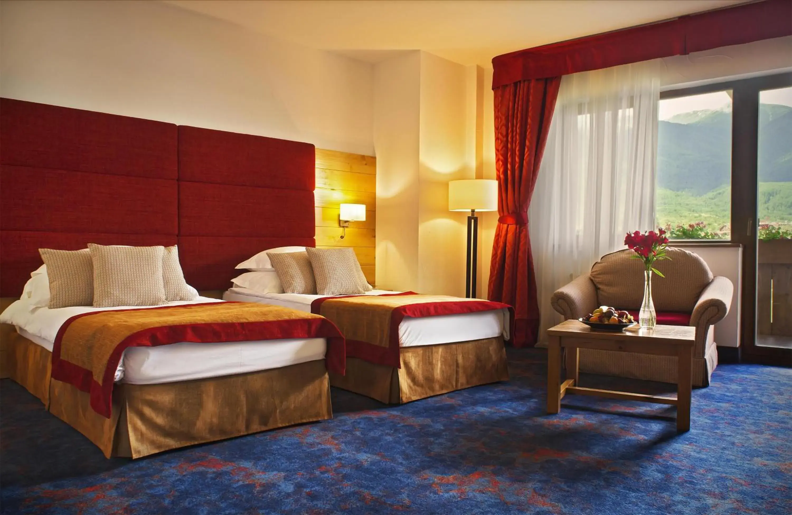 Deluxe Room Mountain View with Twin Beds - single occupancy in Kempinski Hotel Grand Arena Bansko Deluxe Room Mountain View with Twin Beds - single occupancy in Kempinski Hotel Grand Arena Bansko