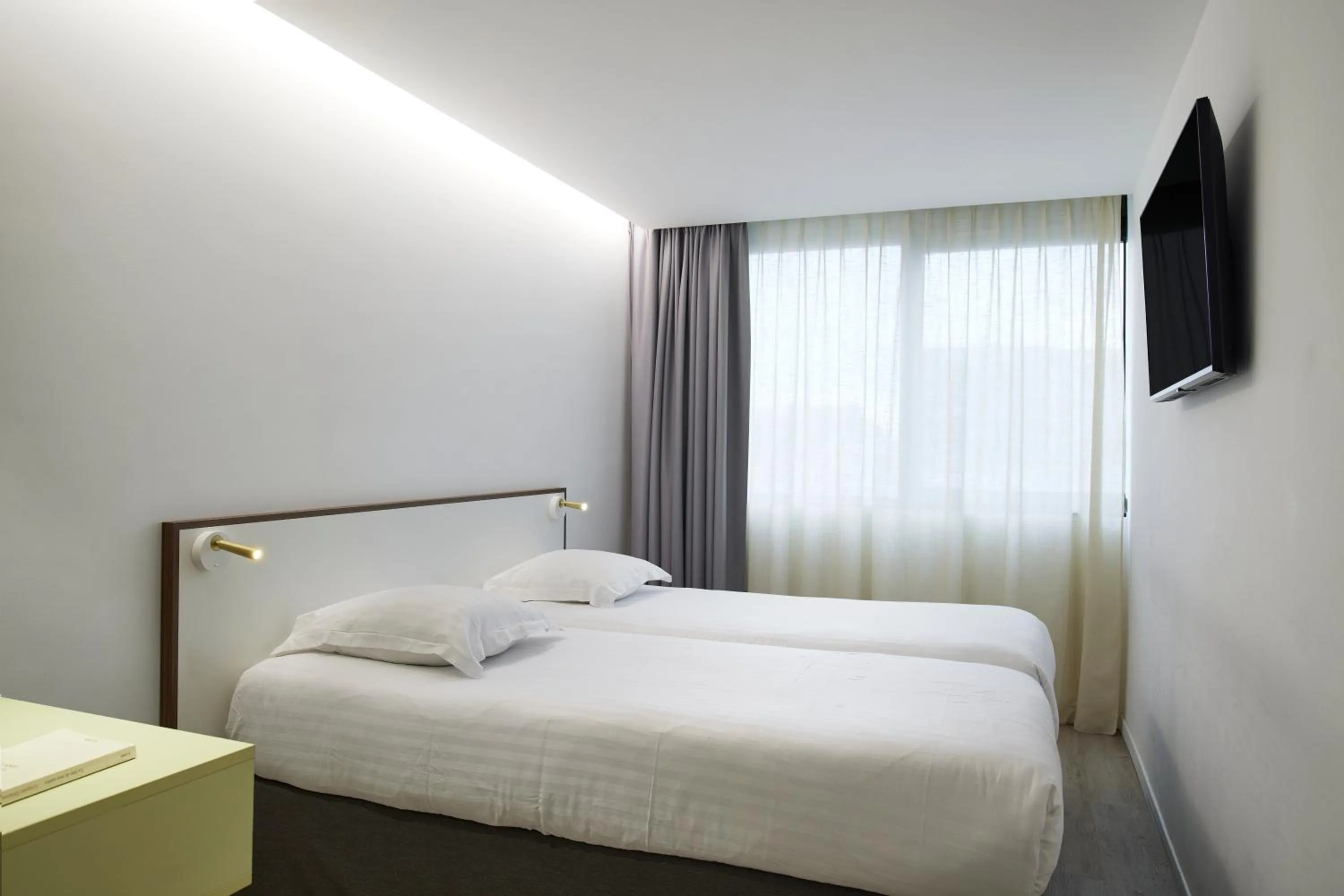 Photo of the whole room, Bed in Hotel KYRIAD NICE - Stade