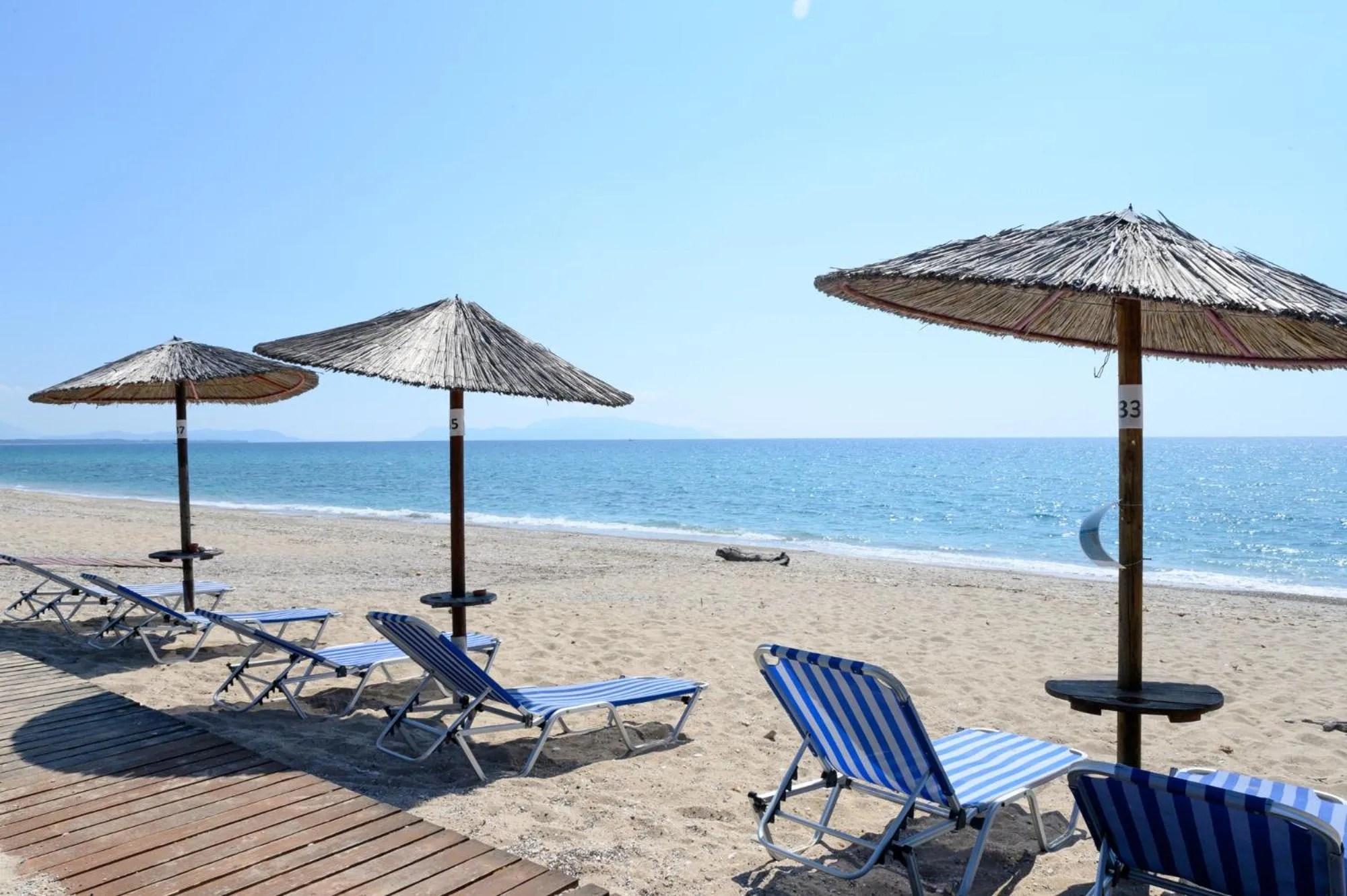 Beach in Poseidon Beach Hotel