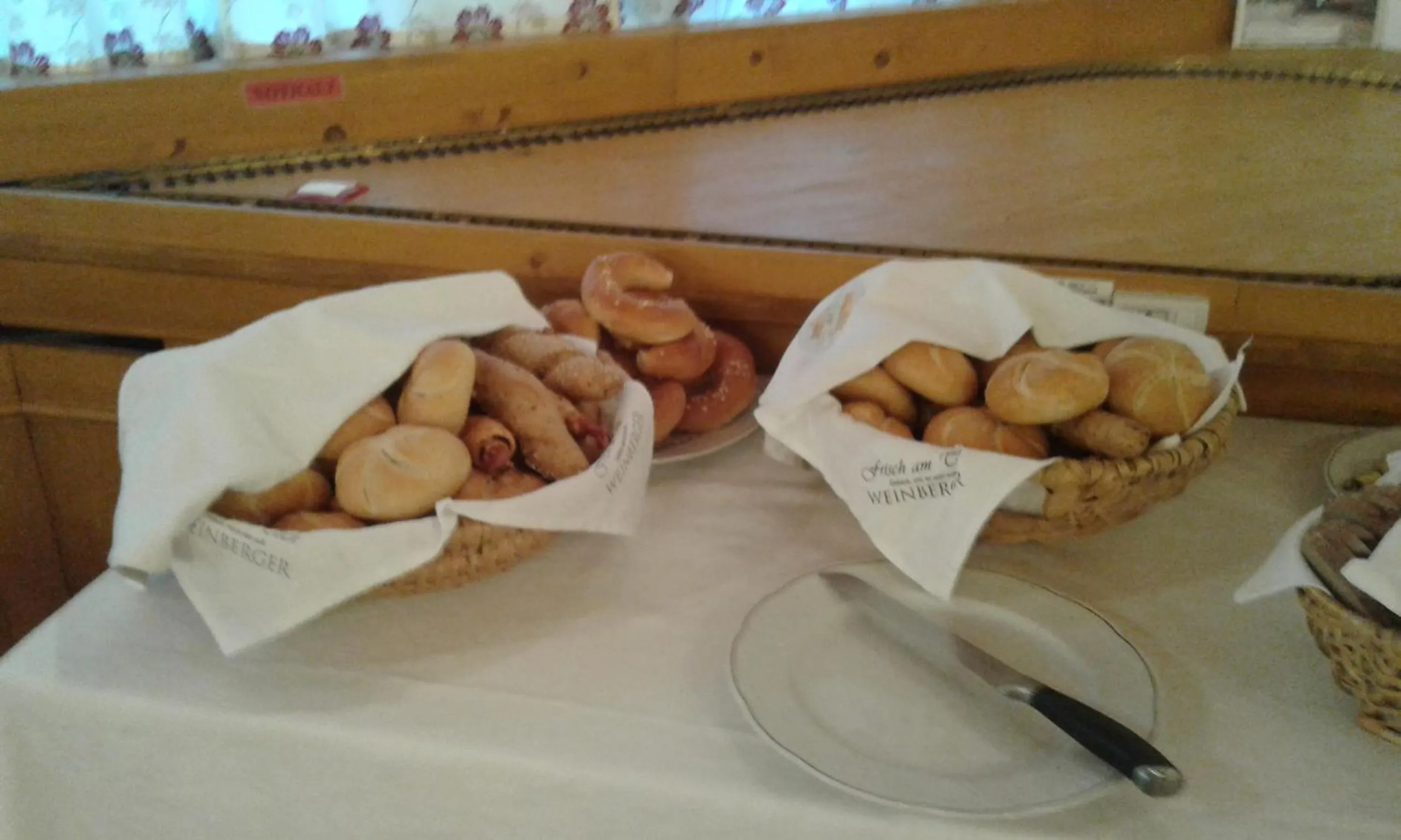 Continental breakfast in Hotel Restaurant Winterbach