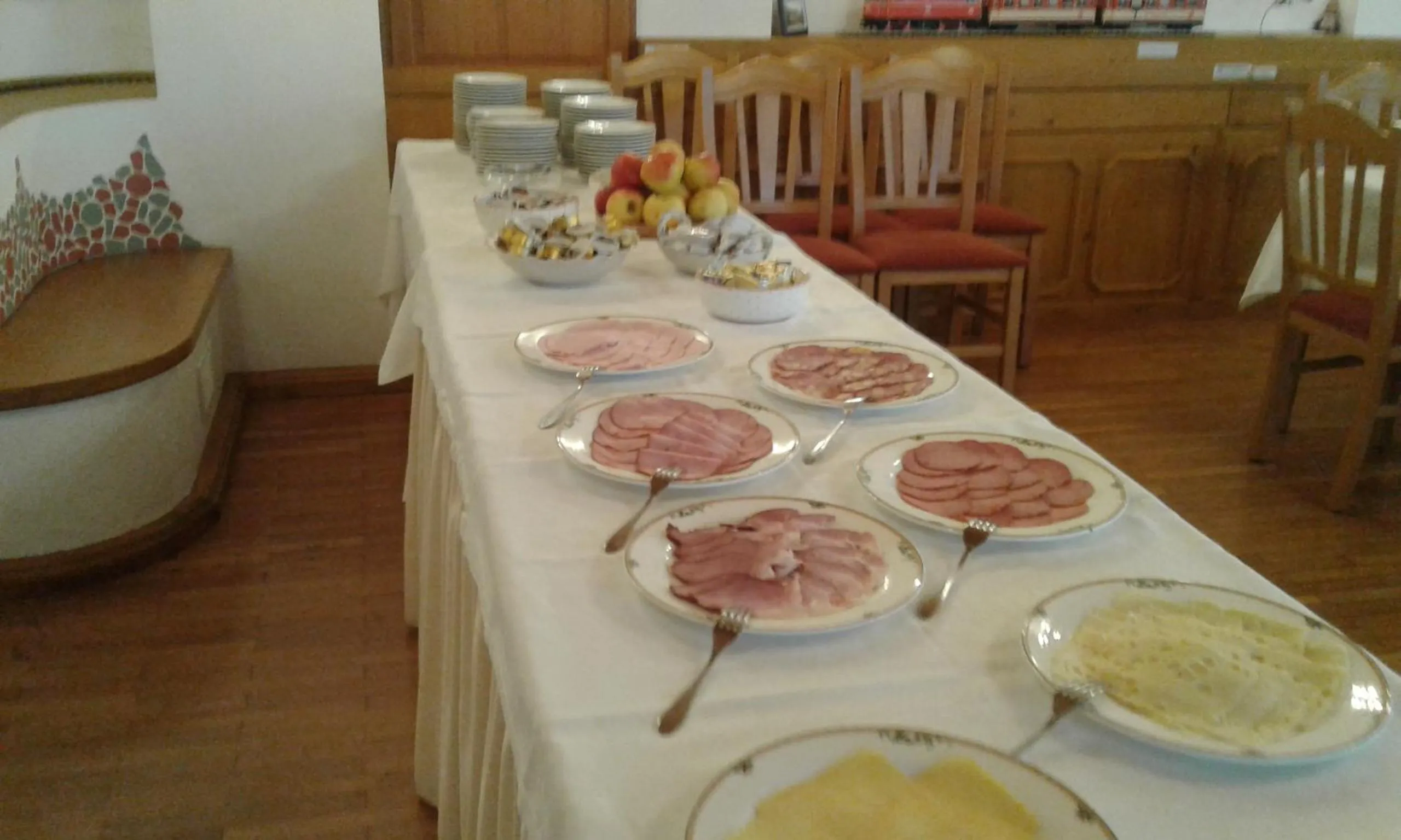 Continental breakfast in Hotel Restaurant Winterbach