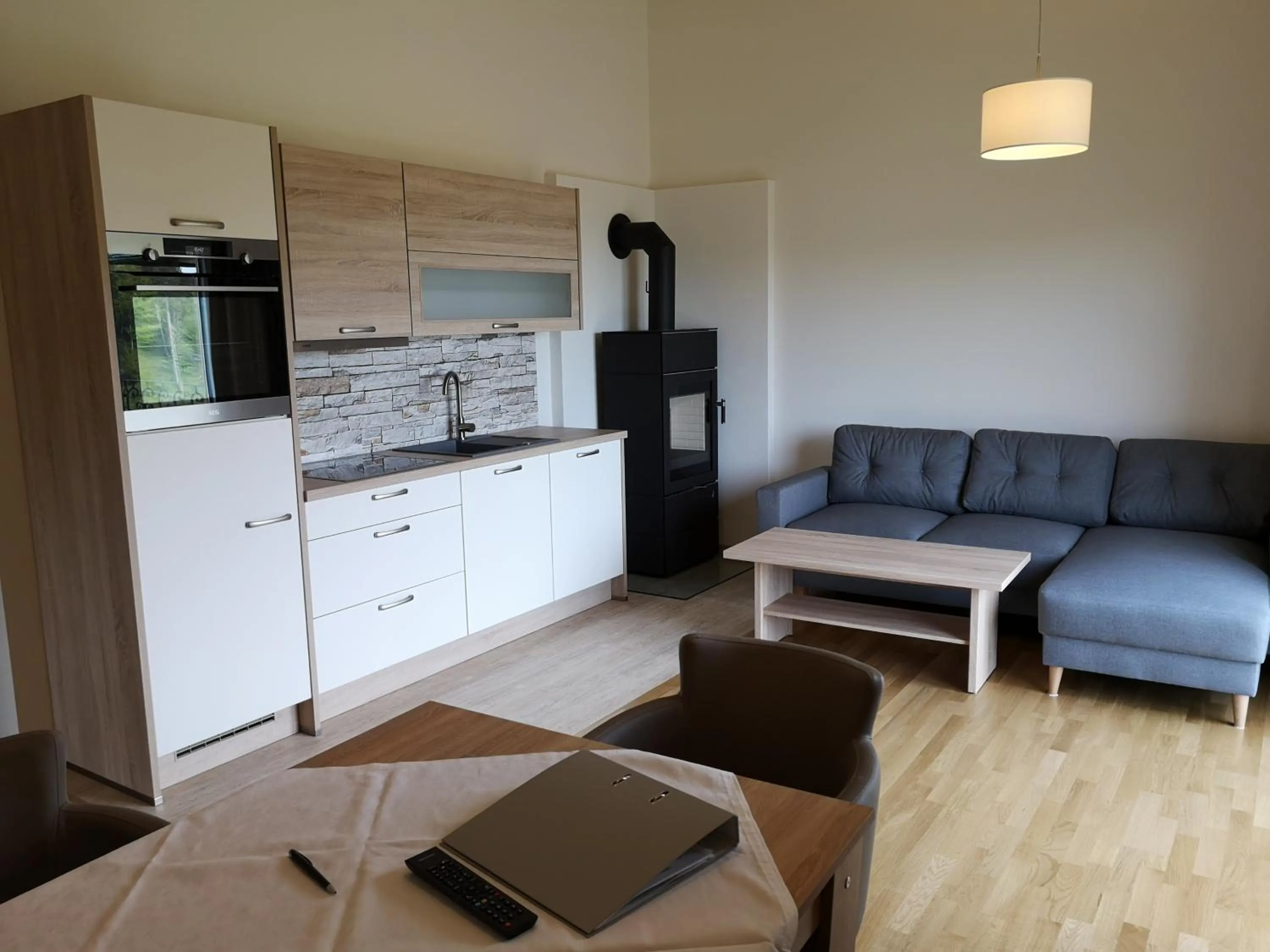 Kitchen or kitchenette in Hotel Restaurant Winterbach