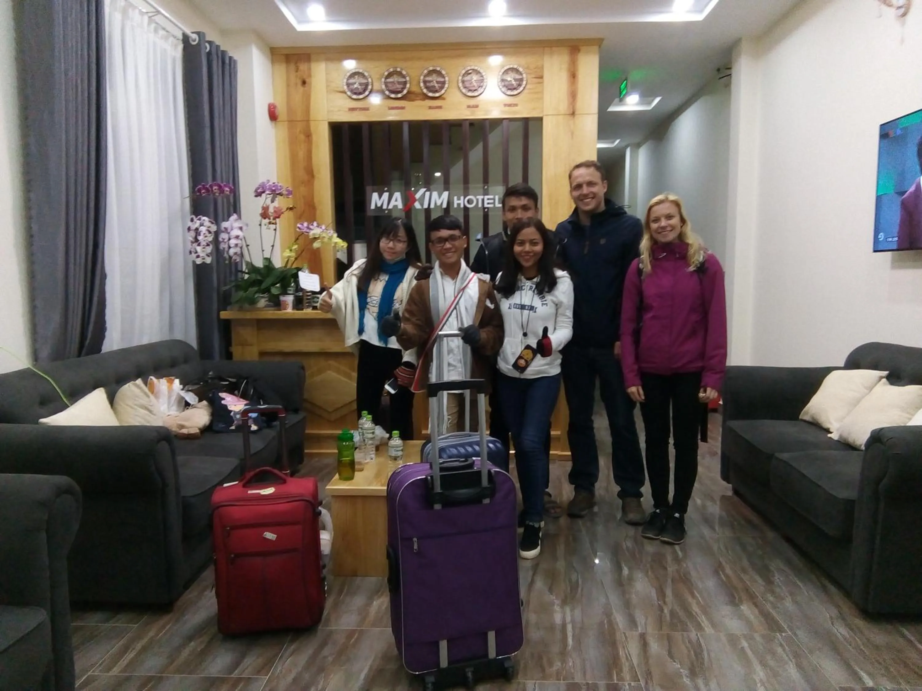 People in Maxim Hotel