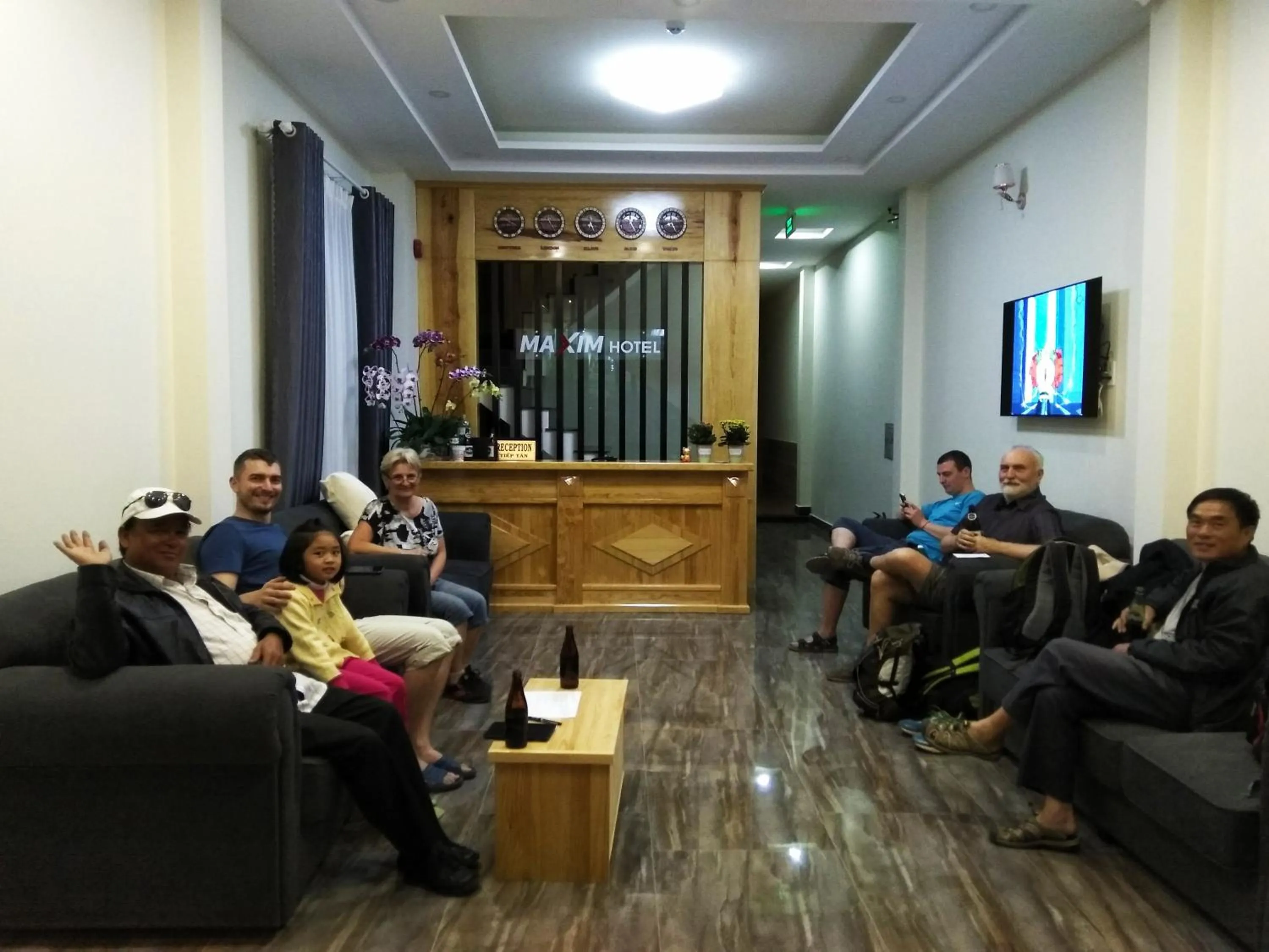 People in Maxim Hotel