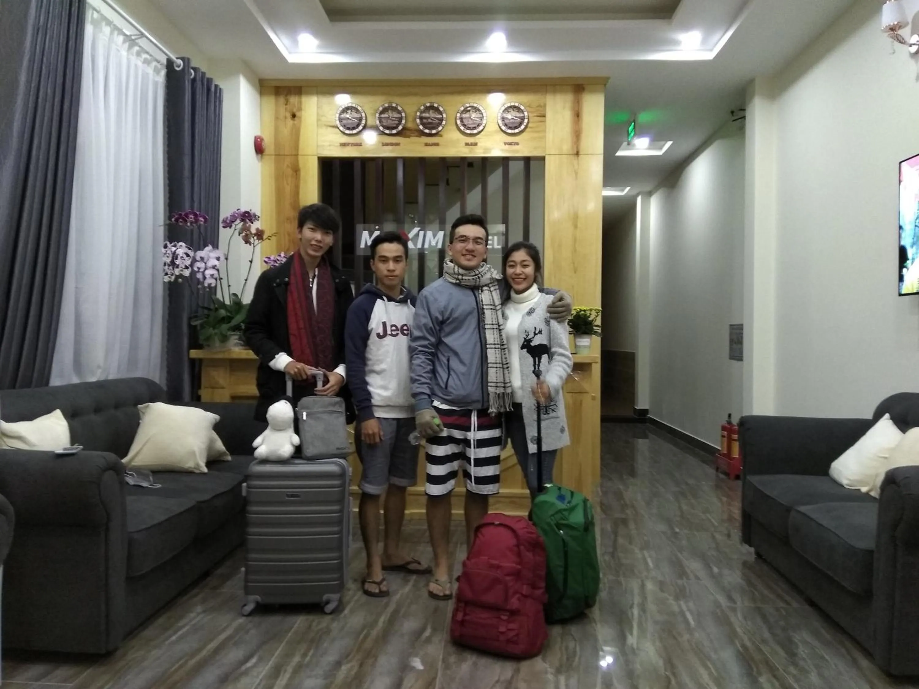 People in Maxim Hotel