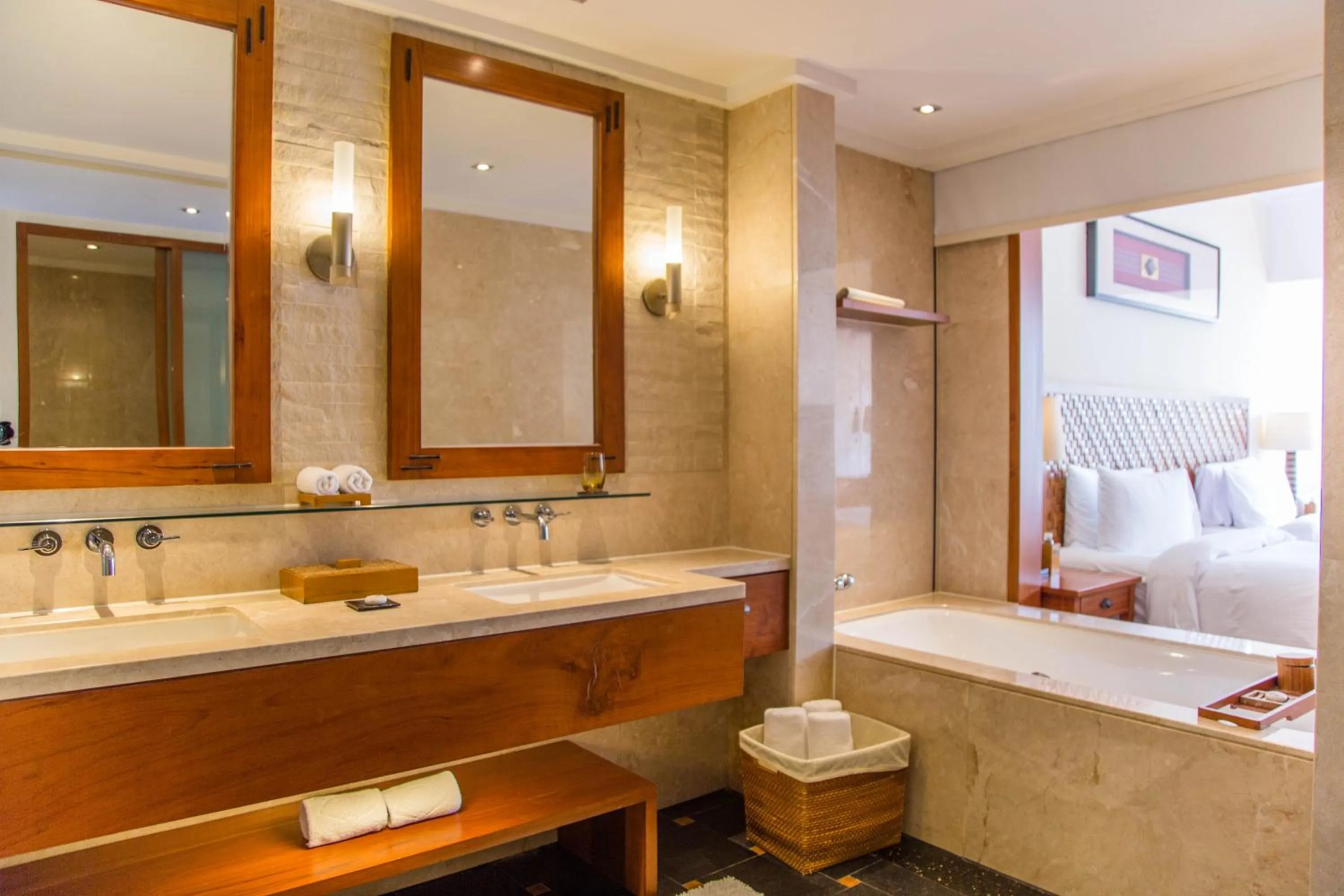 Bathroom in Mandarin Oriental, Sanya