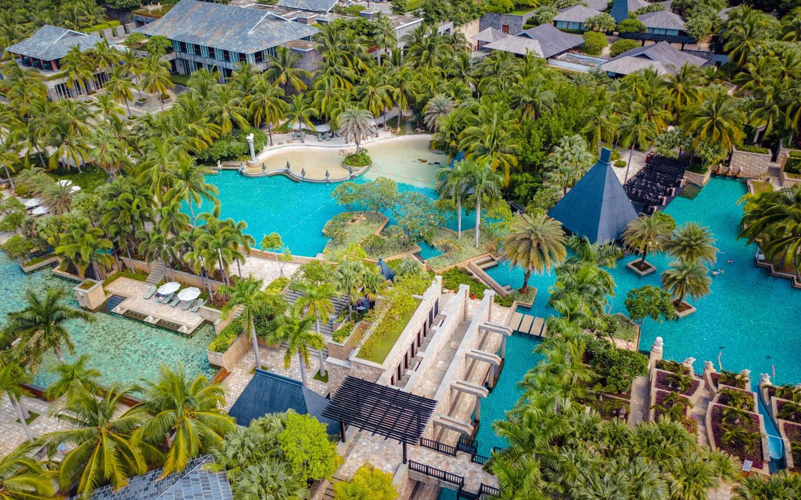 Bird's eye view in Mandarin Oriental, Sanya