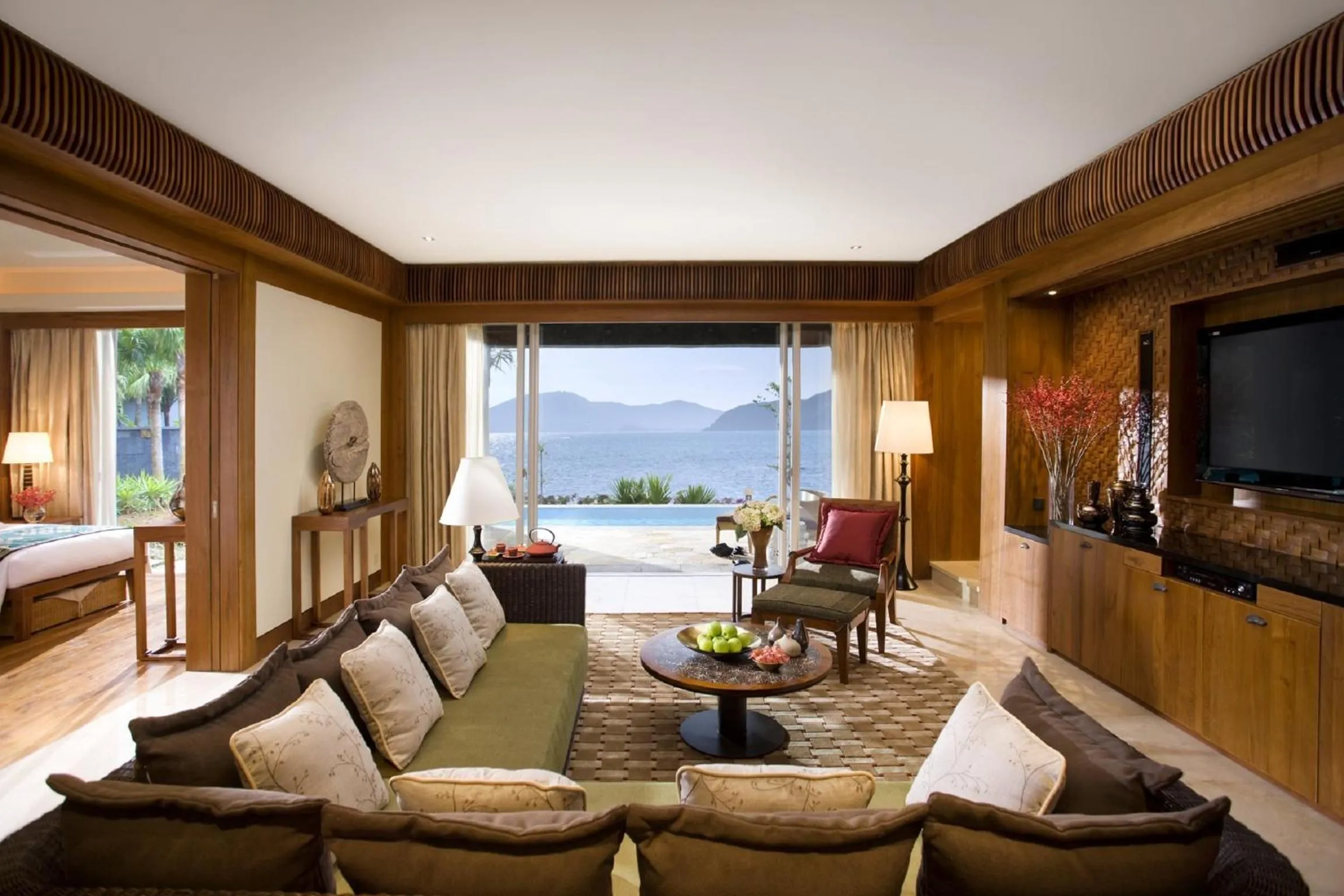 Living room in Mandarin Oriental, Sanya
