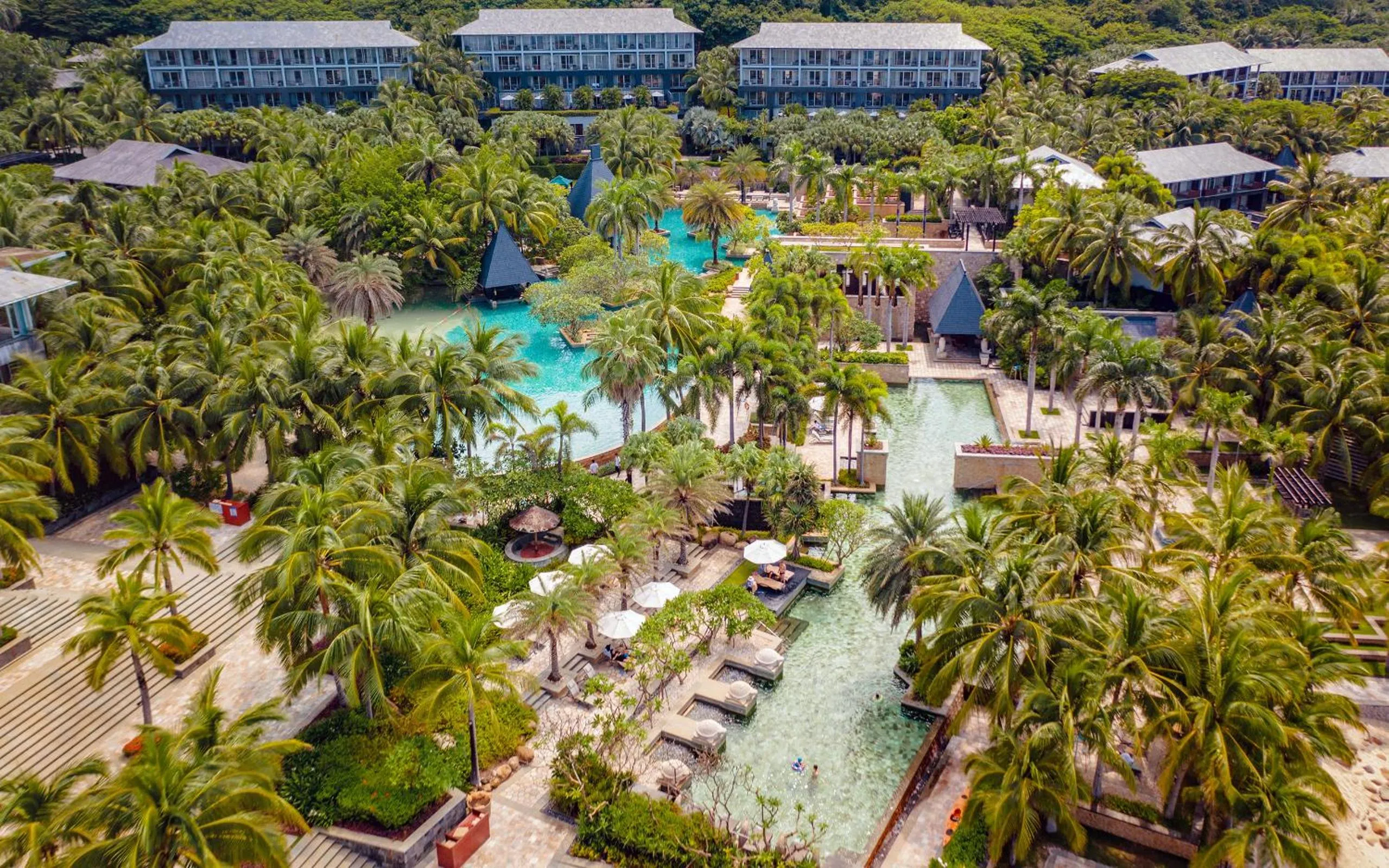 Bird's eye view in Mandarin Oriental, Sanya