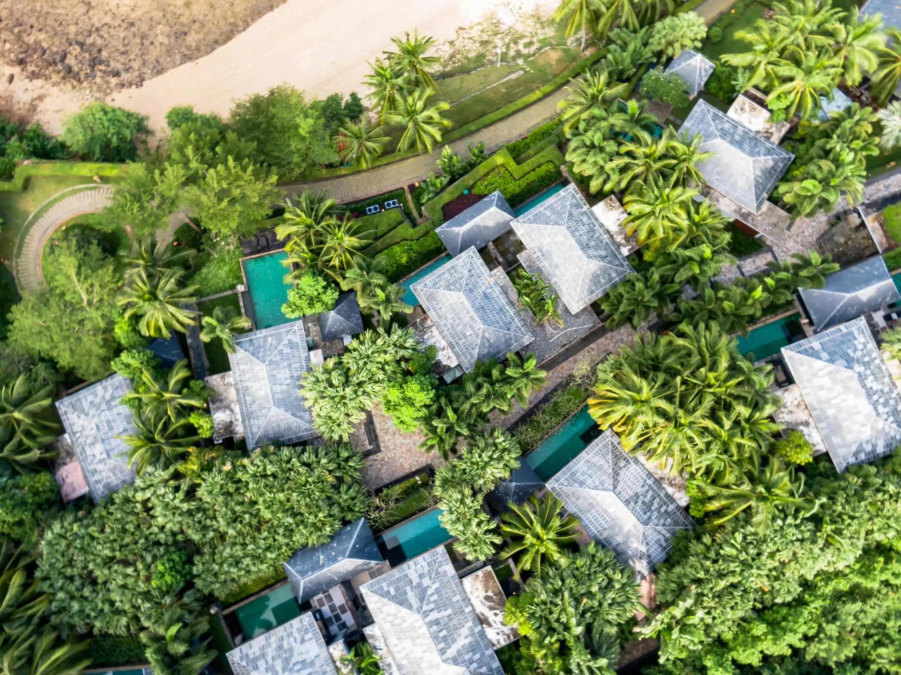Garden view in Mandarin Oriental, Sanya