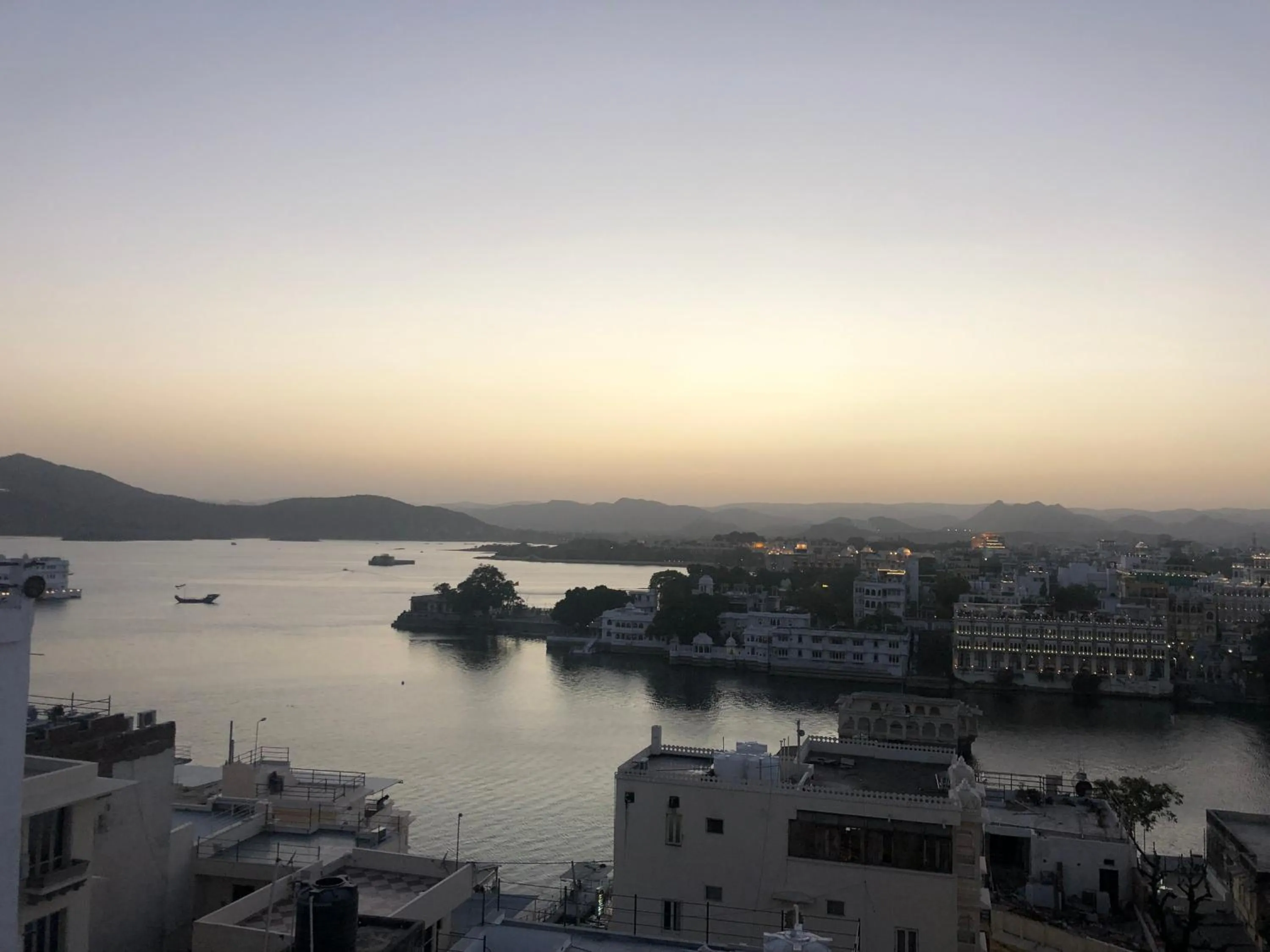 City view in Maa Ji House on Lake Pichola