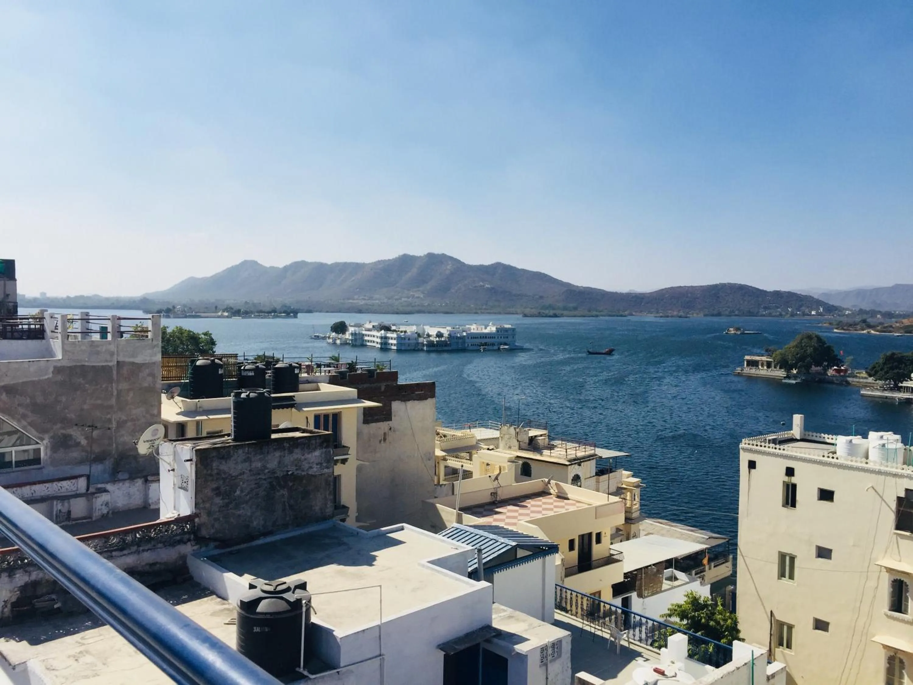 Balcony/Terrace in Maa Ji House on Lake Pichola
