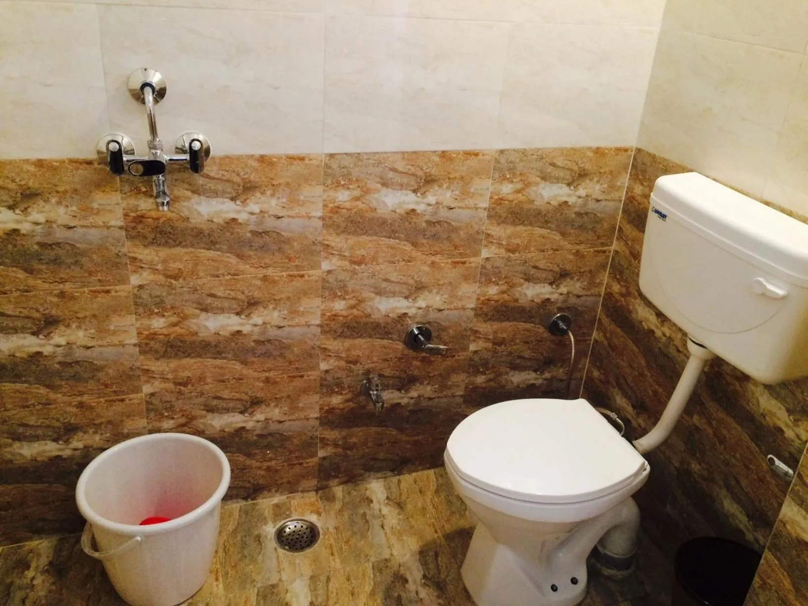 Toilet in Maa Ji House on Lake Pichola