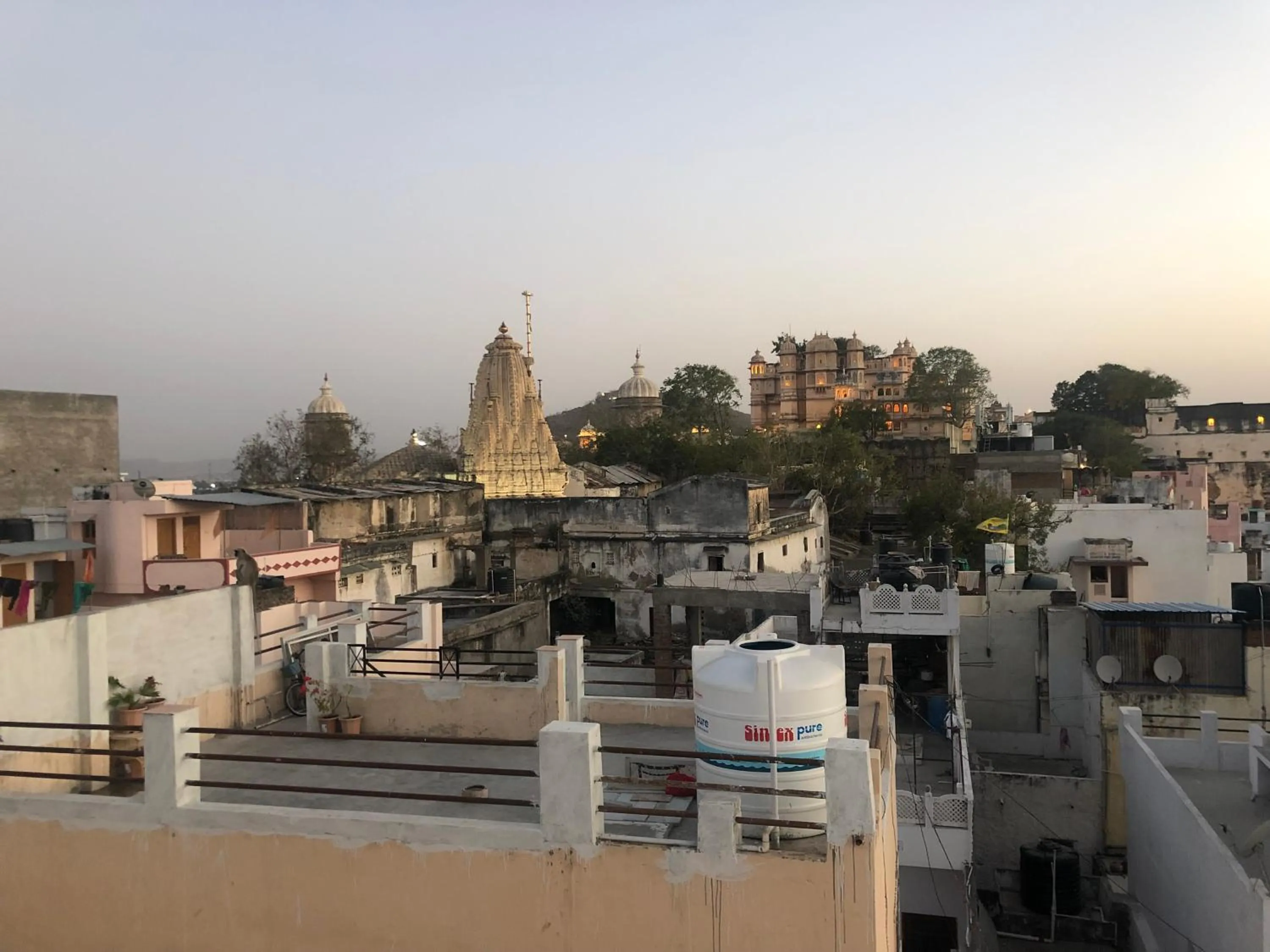 City view in Maa Ji House on Lake Pichola