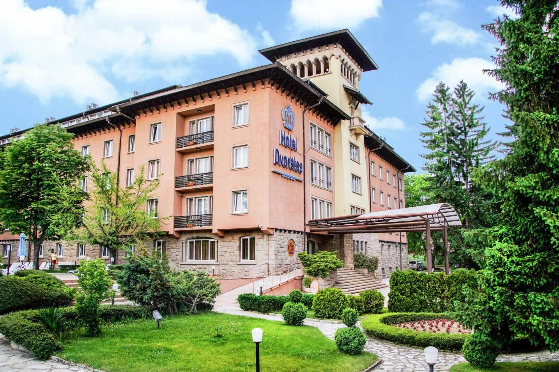 Property building in Spa Hotel Dvoretsa