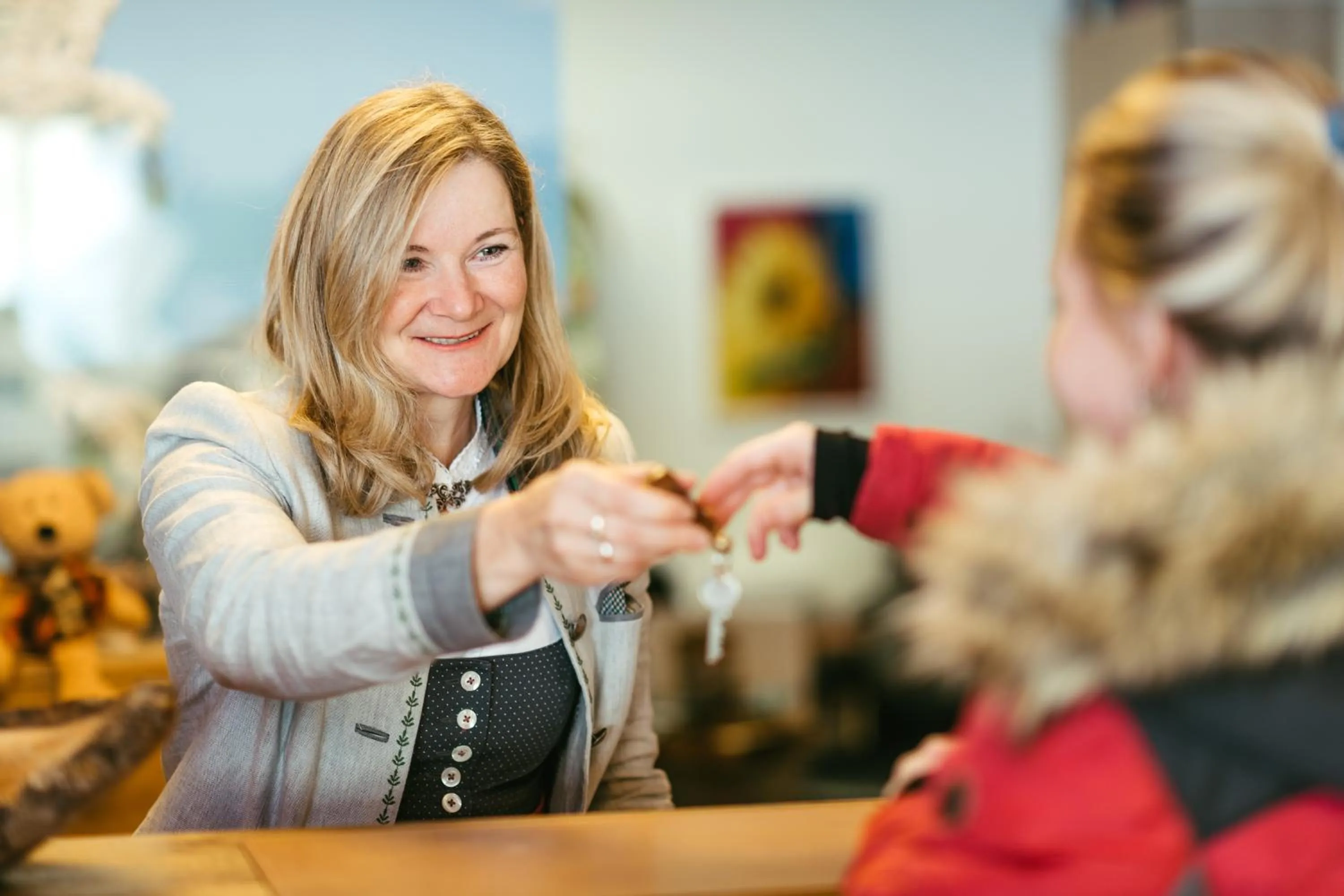 Lobby or reception in Hotel Kerschbaumer
