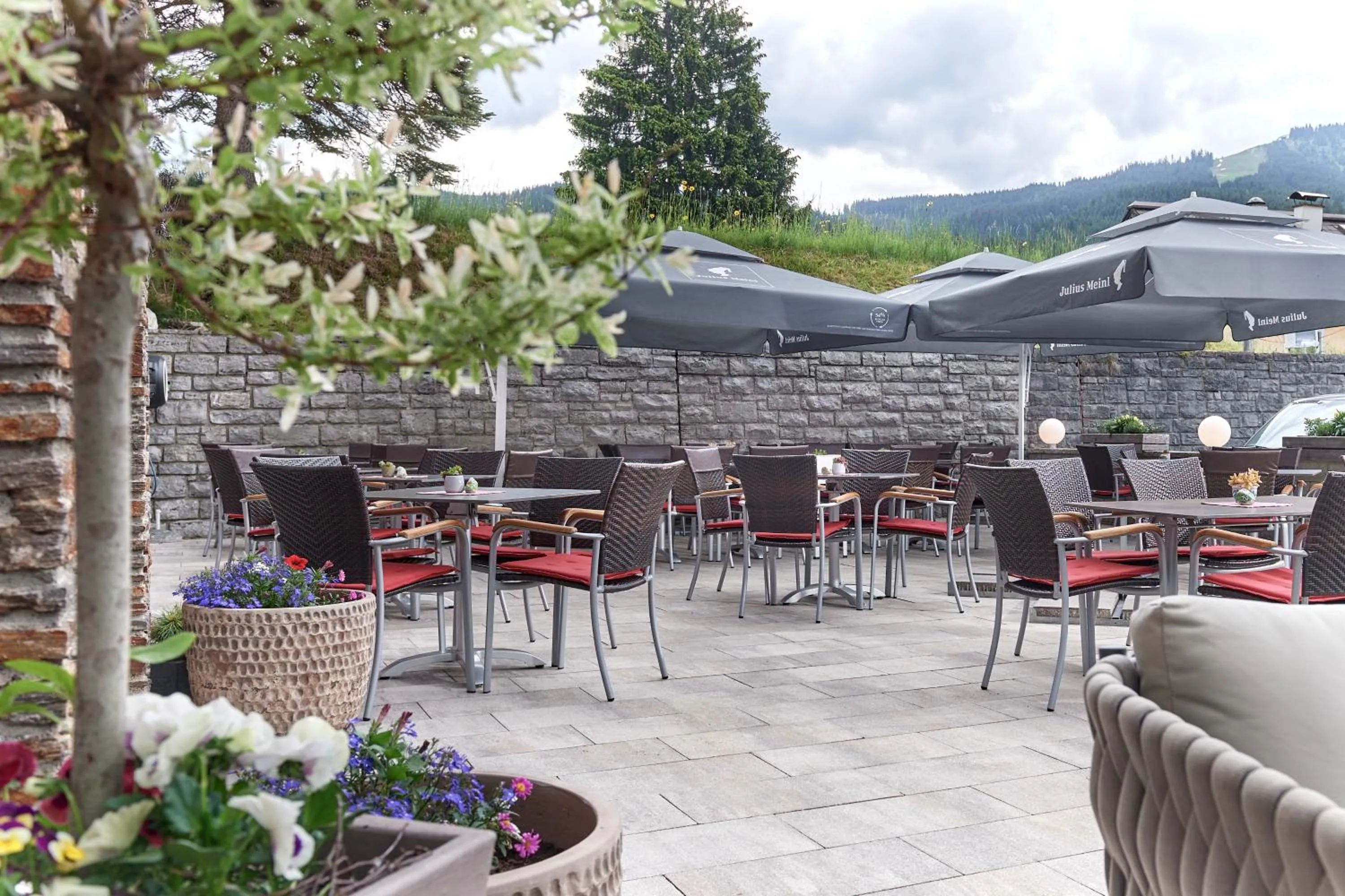 Patio in Hotel Kerschbaumer