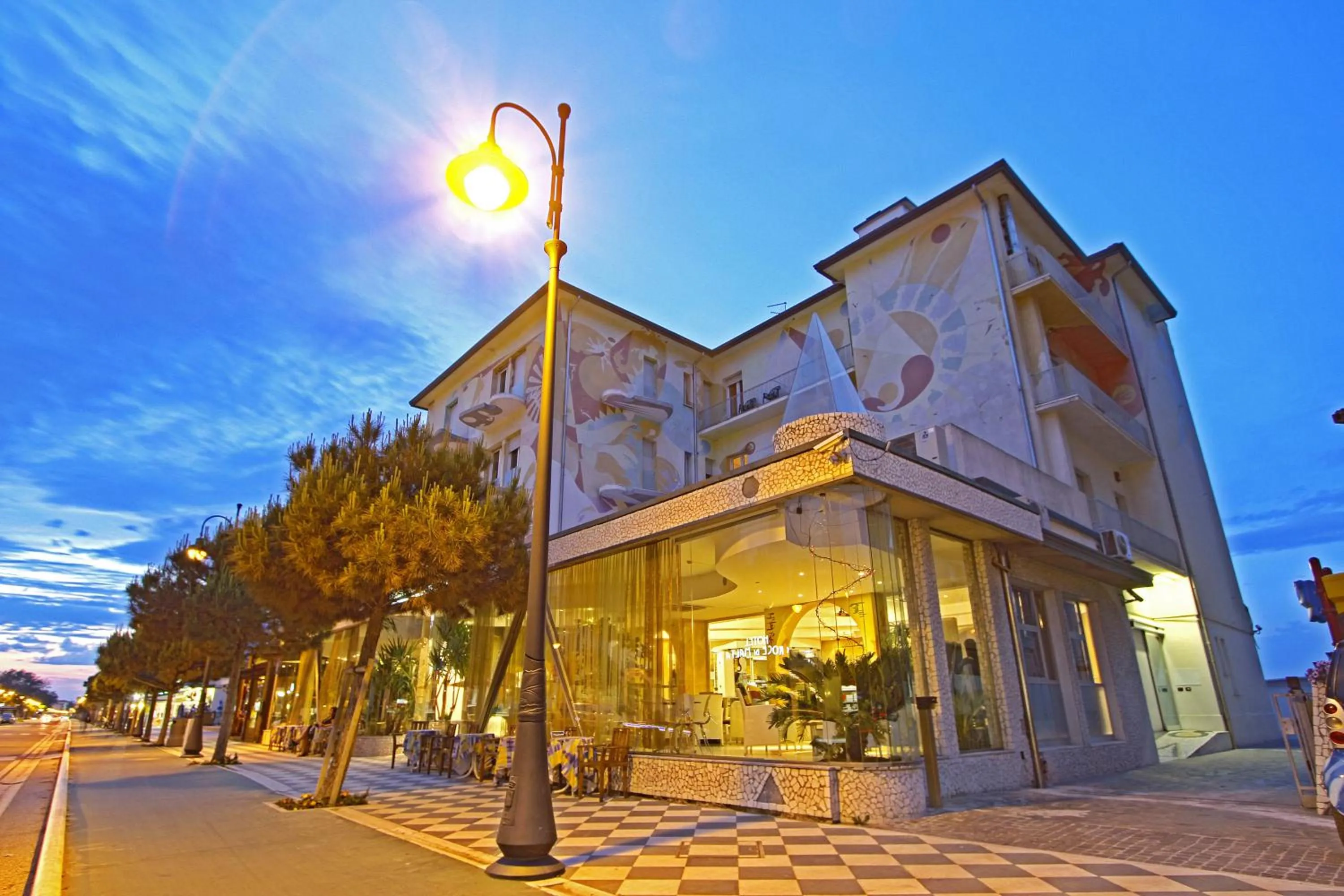 Facade/entrance in Hotel Stella Maris