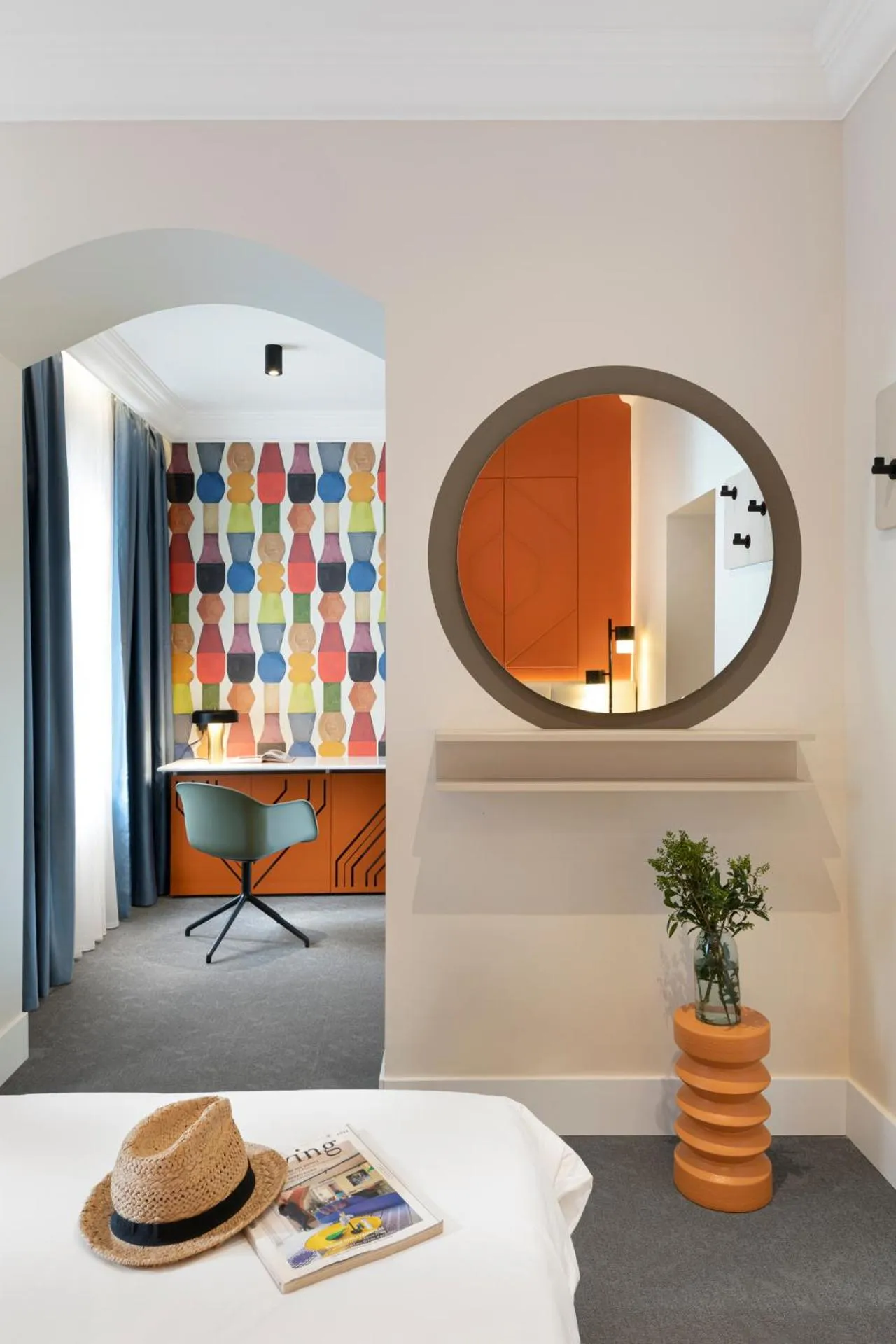 Seating area, Bed in Oborishte 63,The Art Boutique Hotel by Sandglass