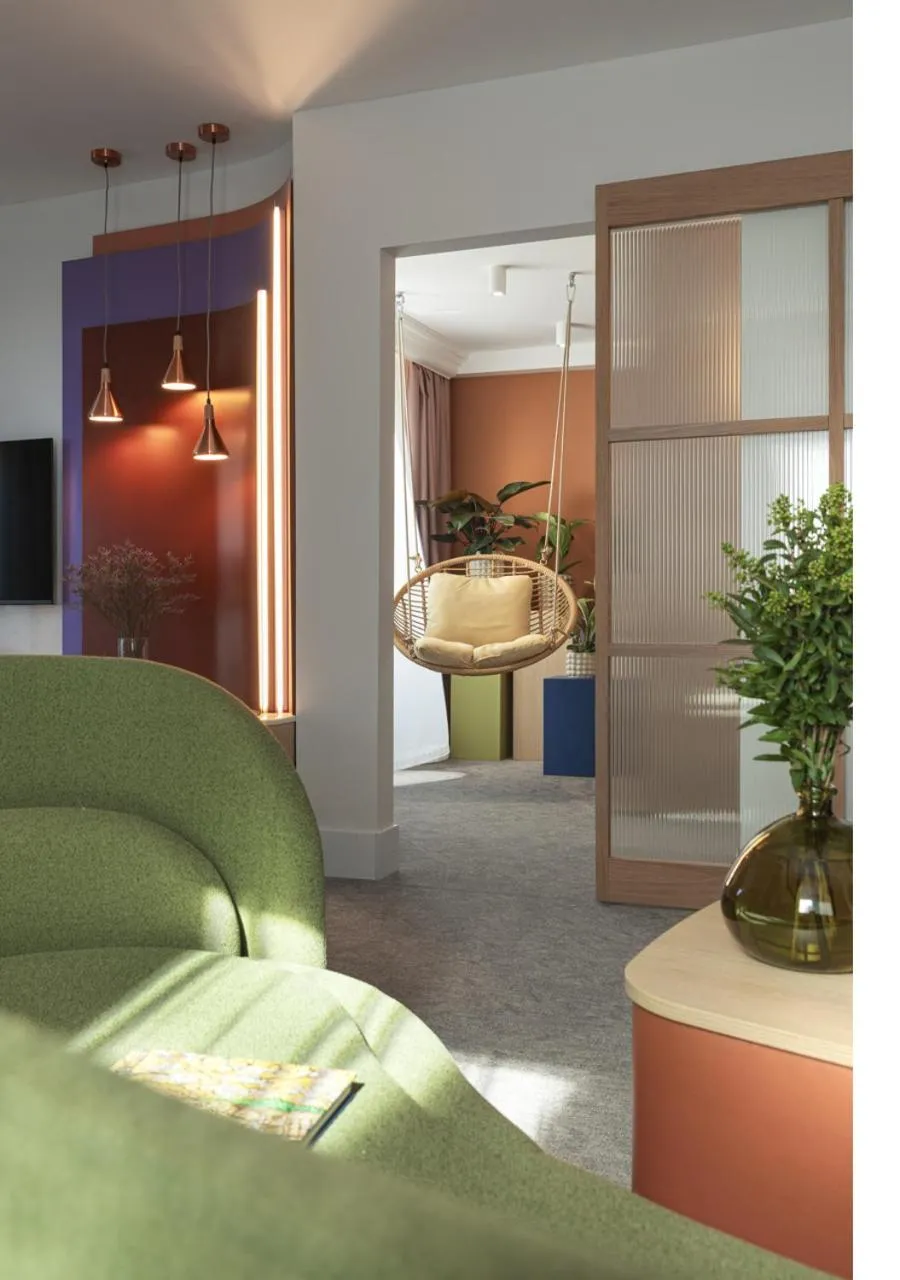 Seating area in Oborishte 63,The Art Boutique Hotel by Sandglass