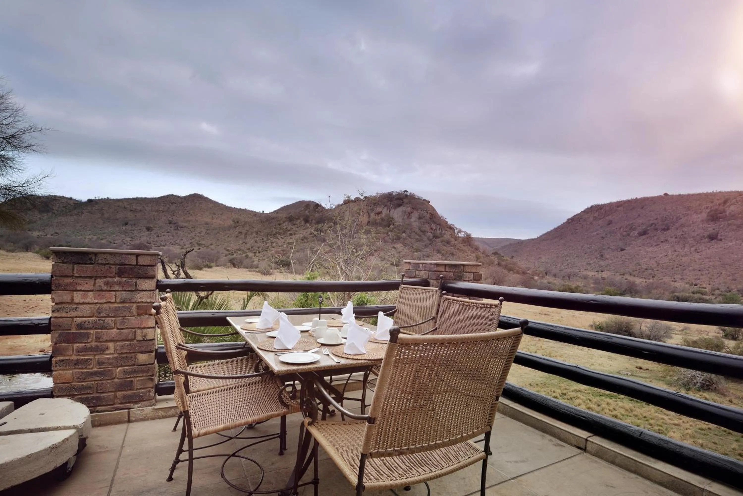Balcony/Terrace in Kwa Maritane Lodge
