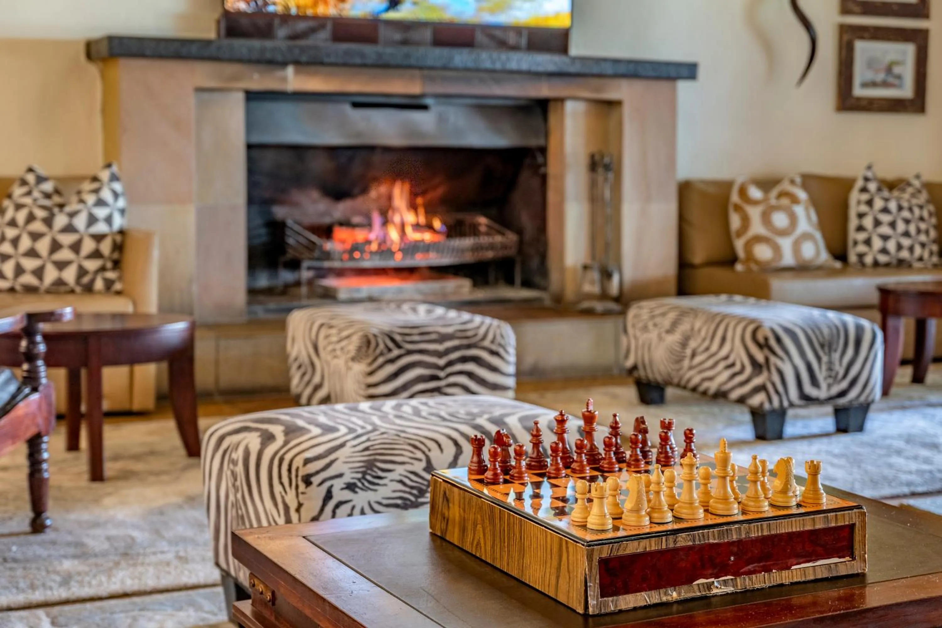 Lounge or bar in Kwa Maritane Lodge