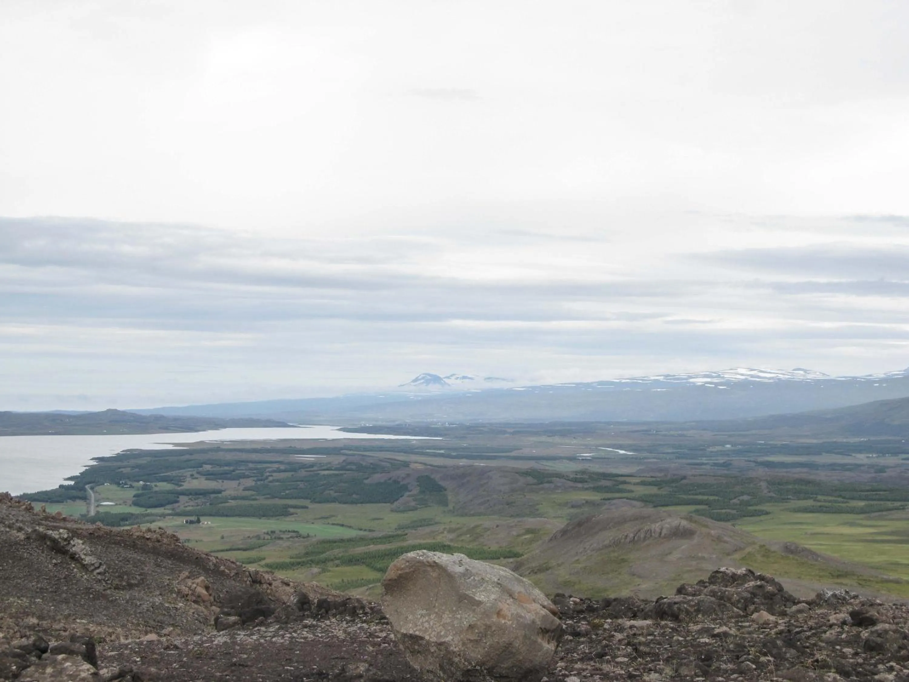 Natural landscape in Mjóanes accommodation