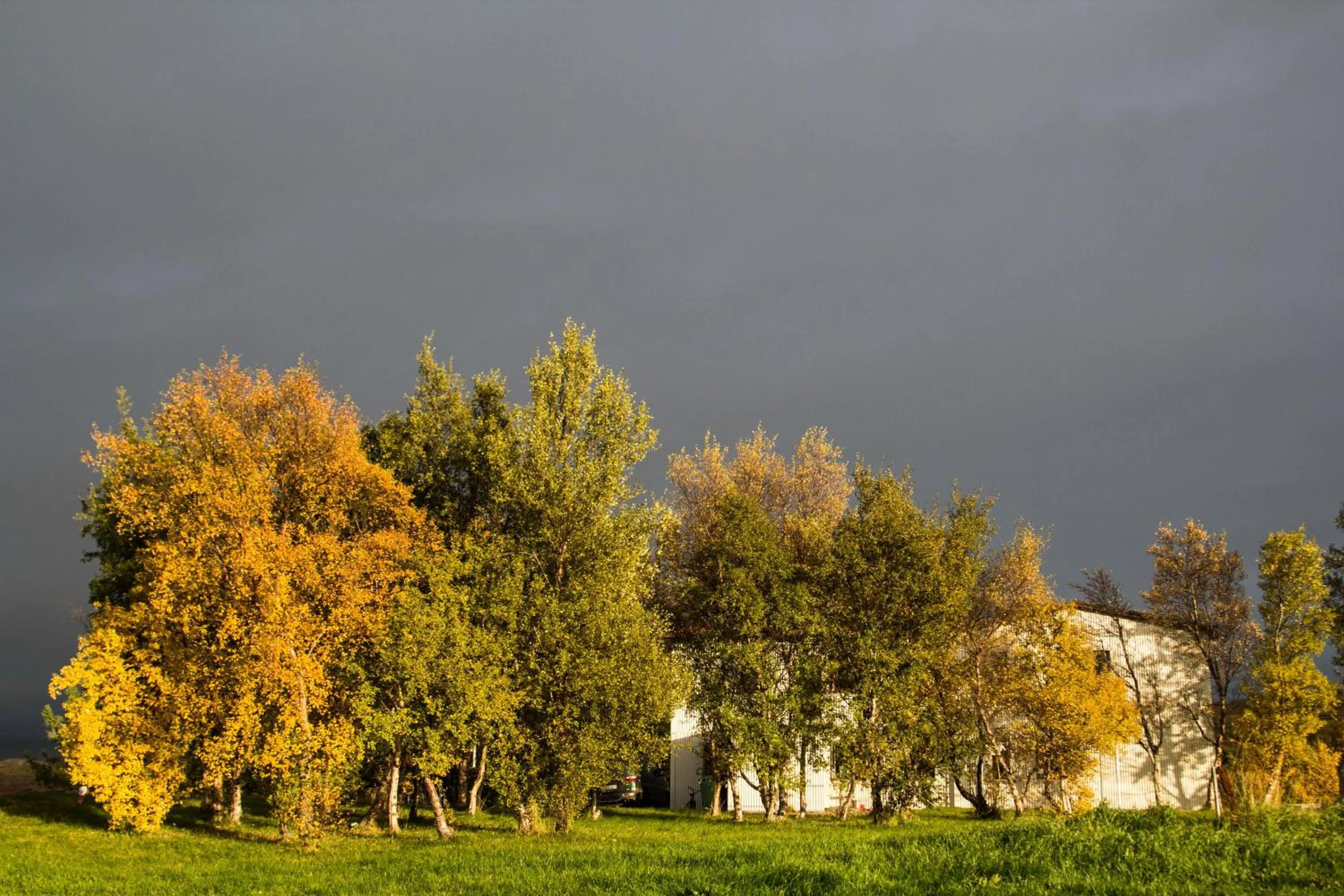 Property building in Mjóanes accommodation