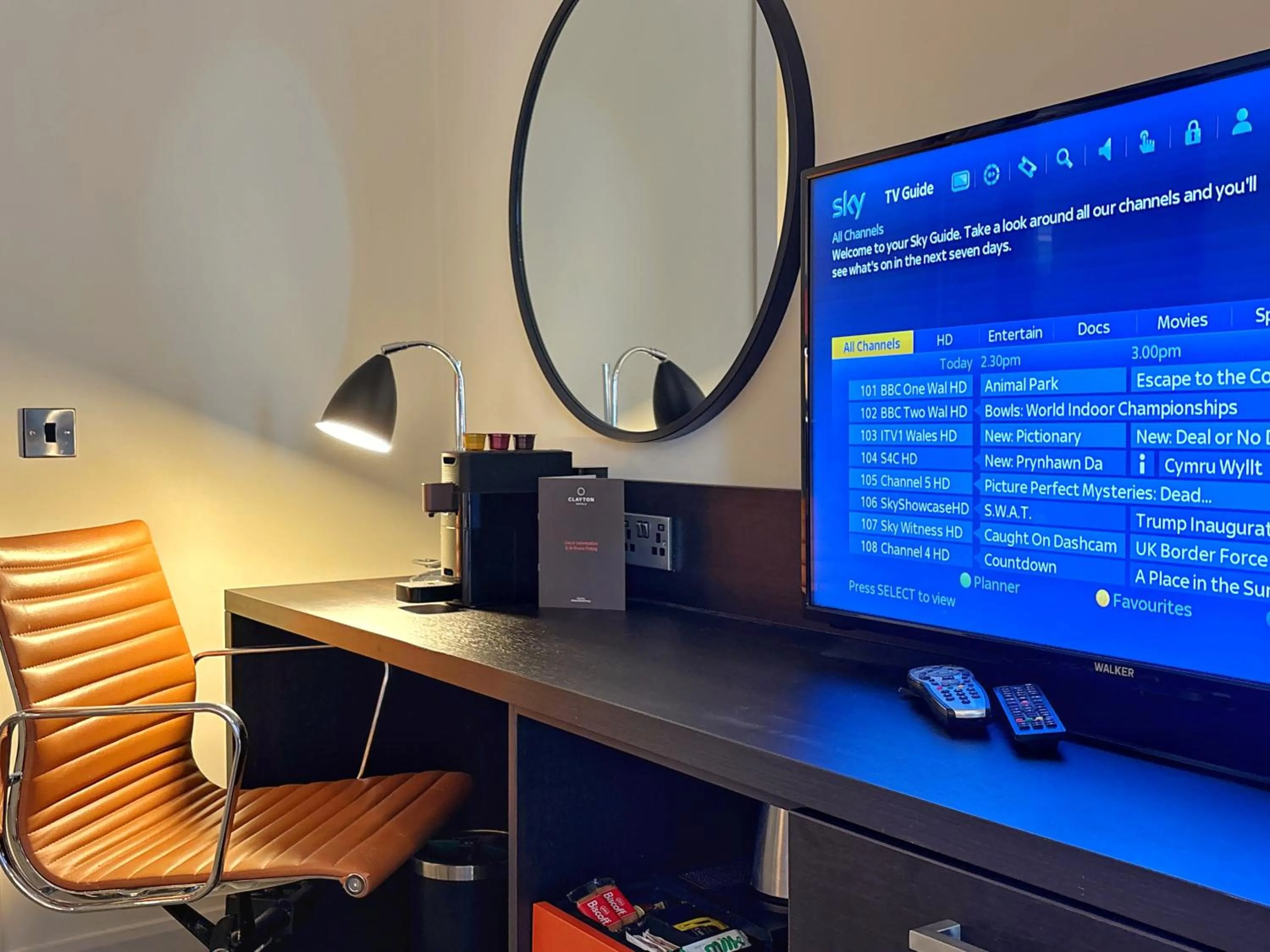 TV and multimedia in Clayton Hotel Cardiff