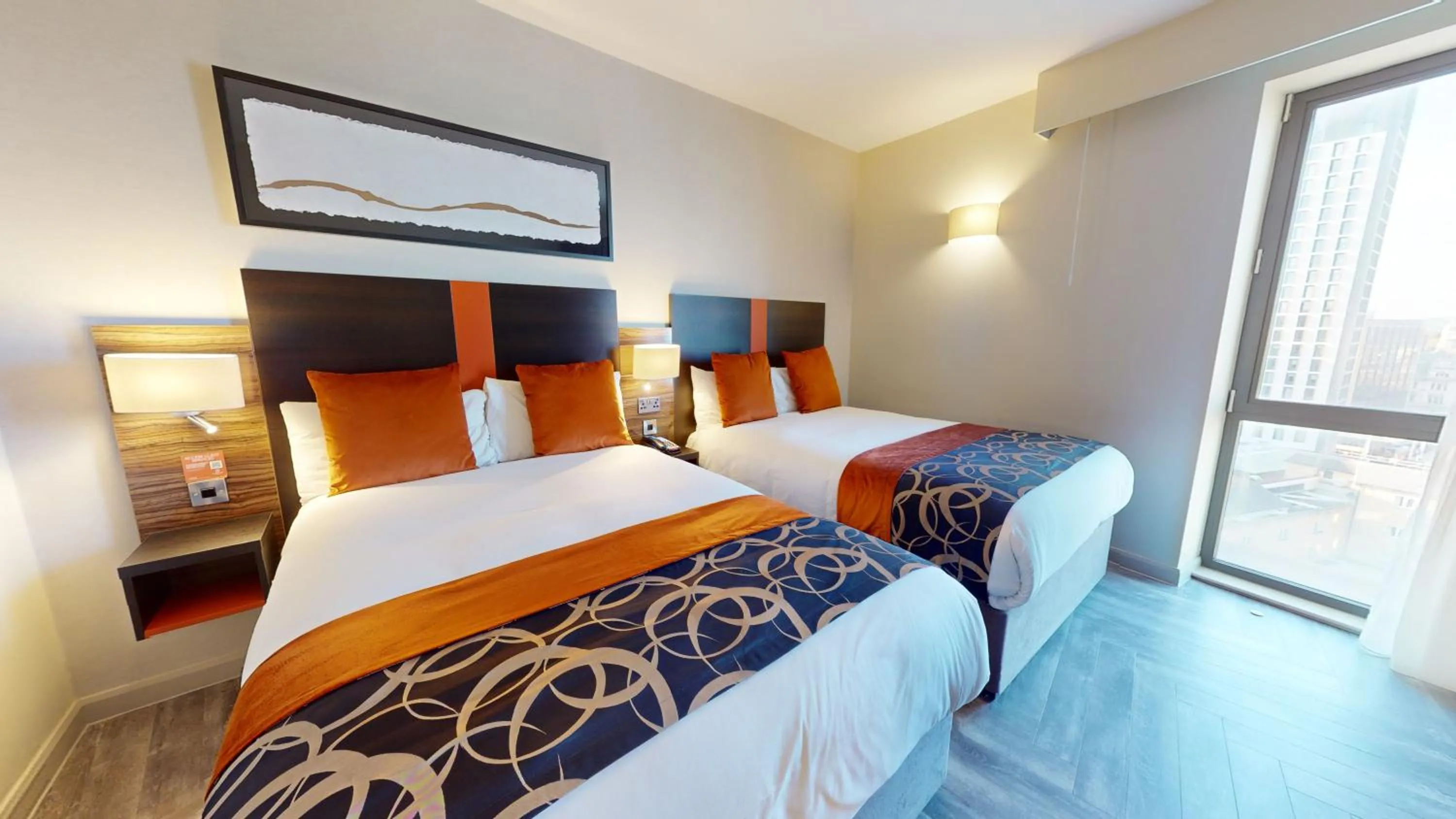 Bedroom, Bed in Clayton Hotel Cardiff