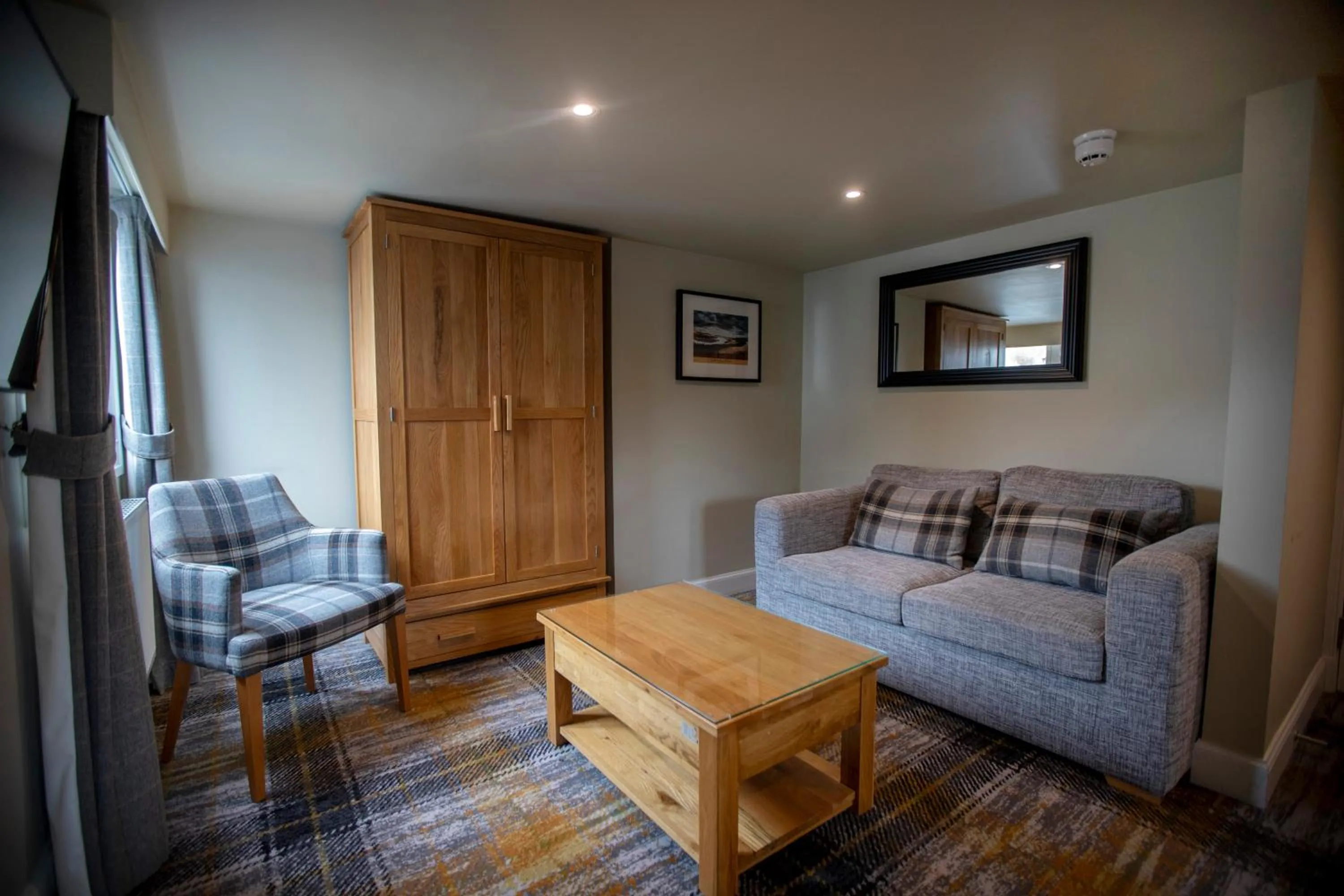 Seating area in McKays Hotel