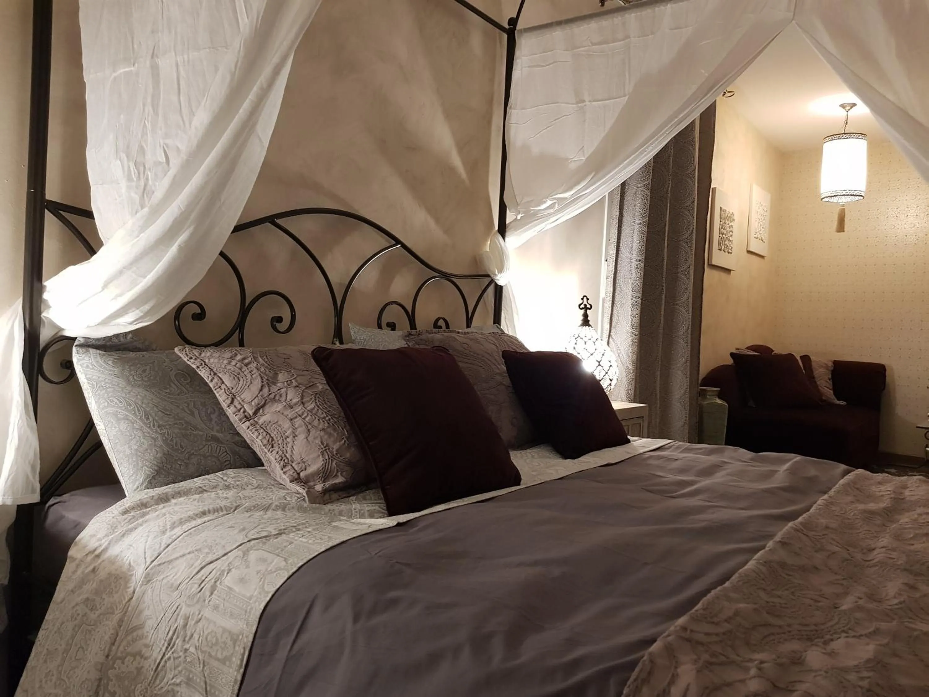 Bed in Riad Medina Mudejar