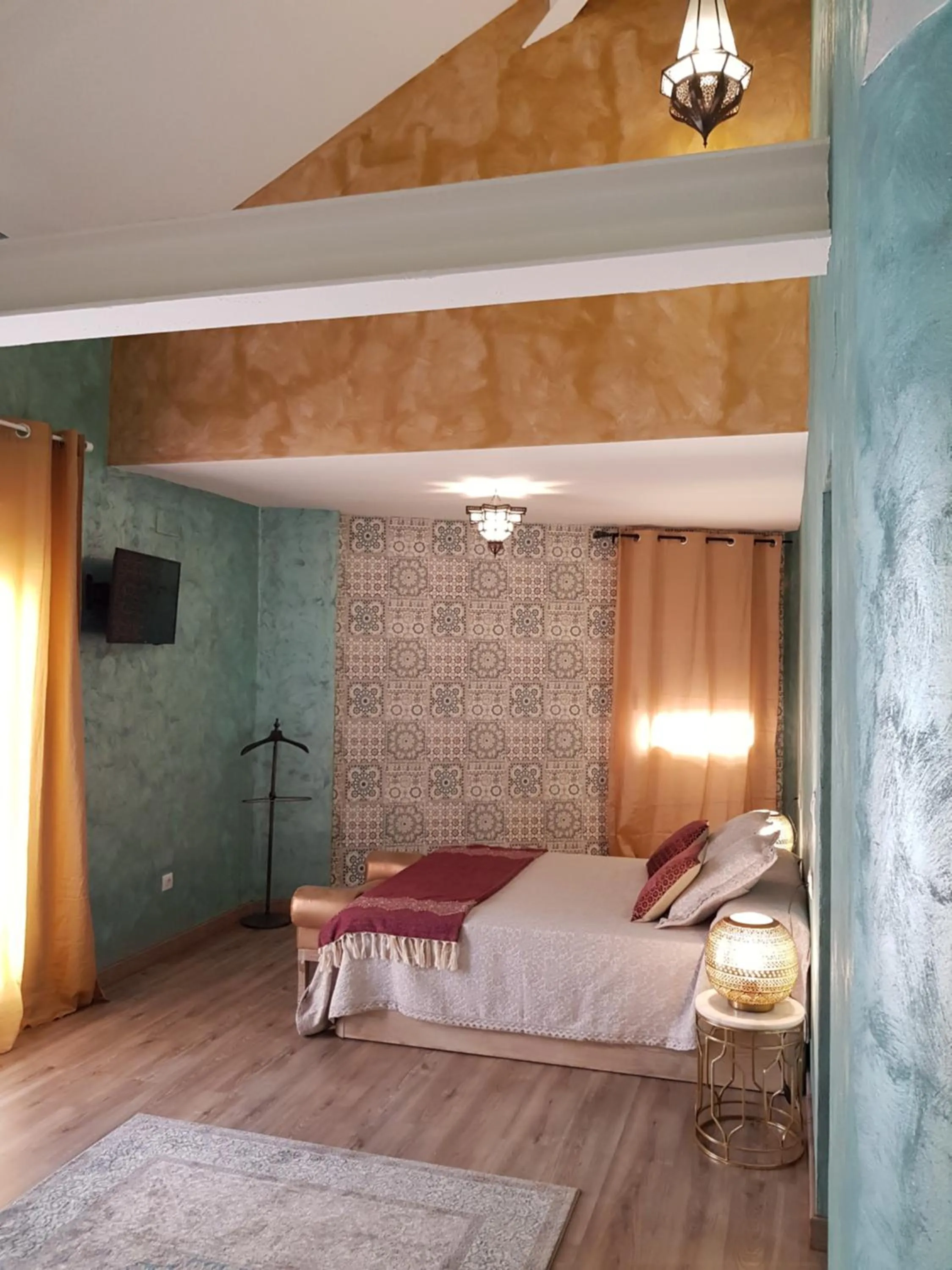 Bed in Riad Medina Mudejar