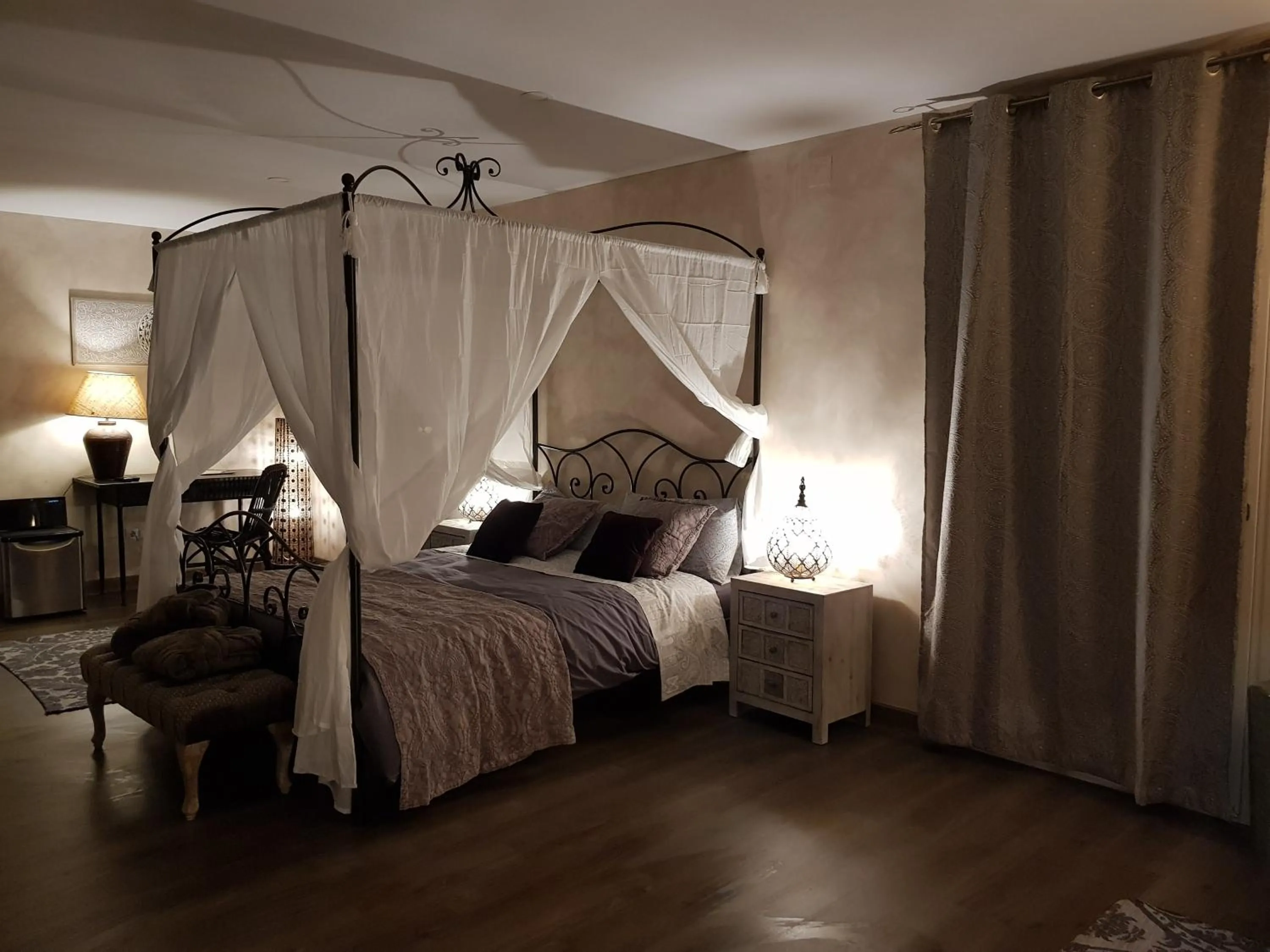 Bed in Riad Medina Mudejar