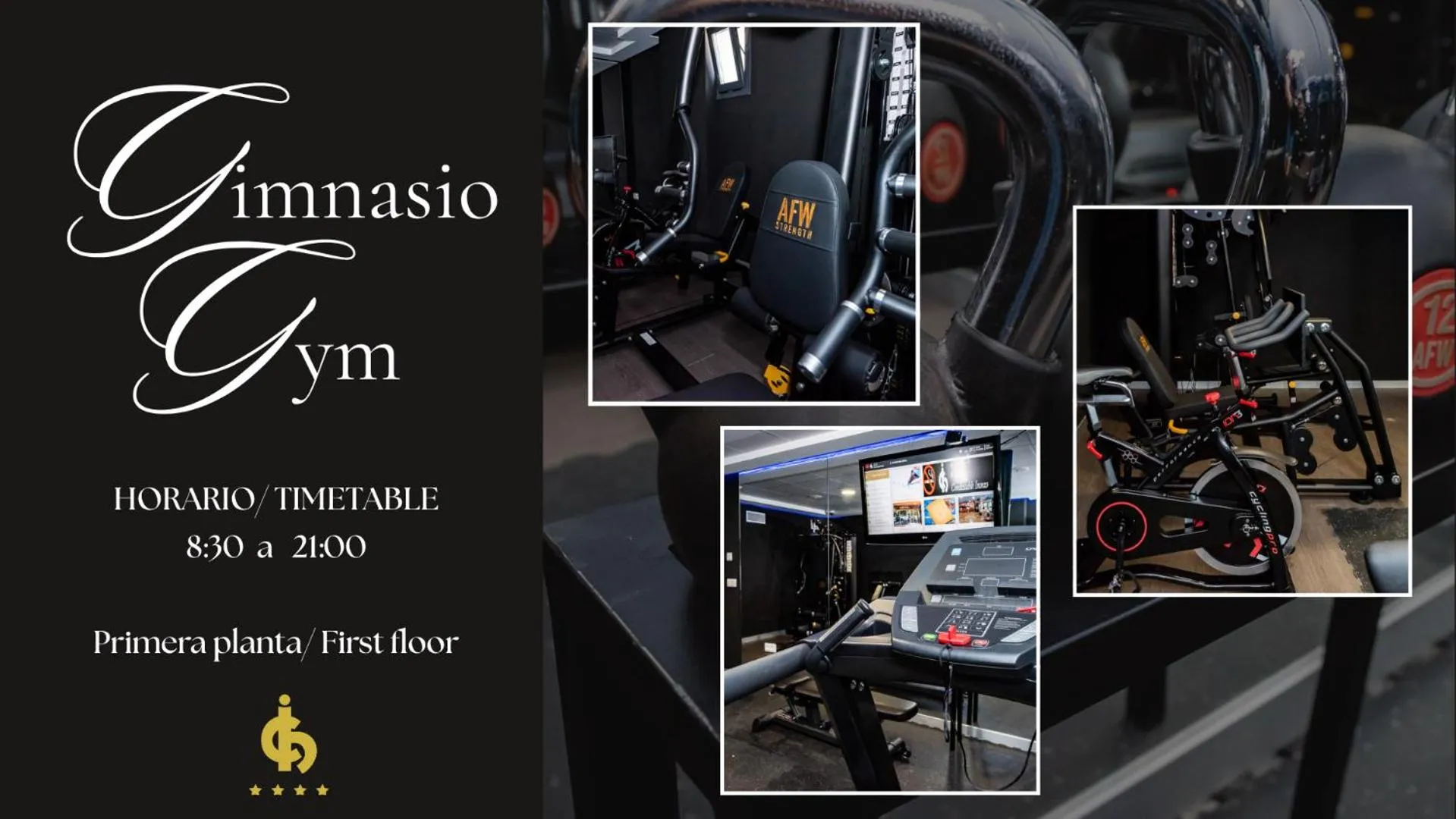 Fitness centre/facilities in Hotel Condestable Iranzo