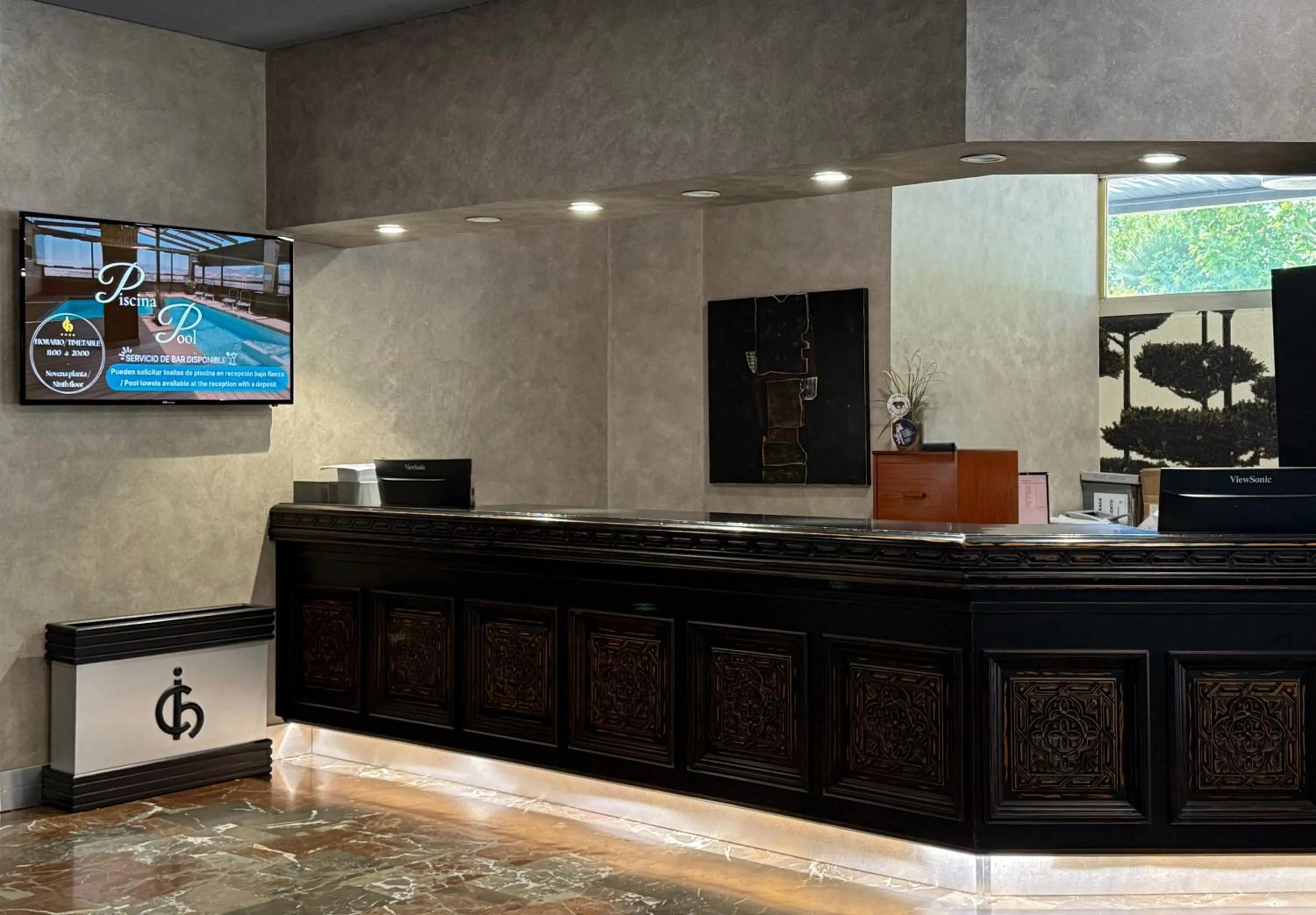 Lobby or reception in Hotel Condestable Iranzo