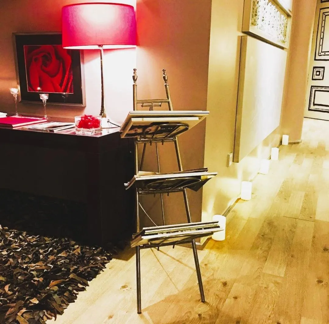 Seating area in Anba Boutique