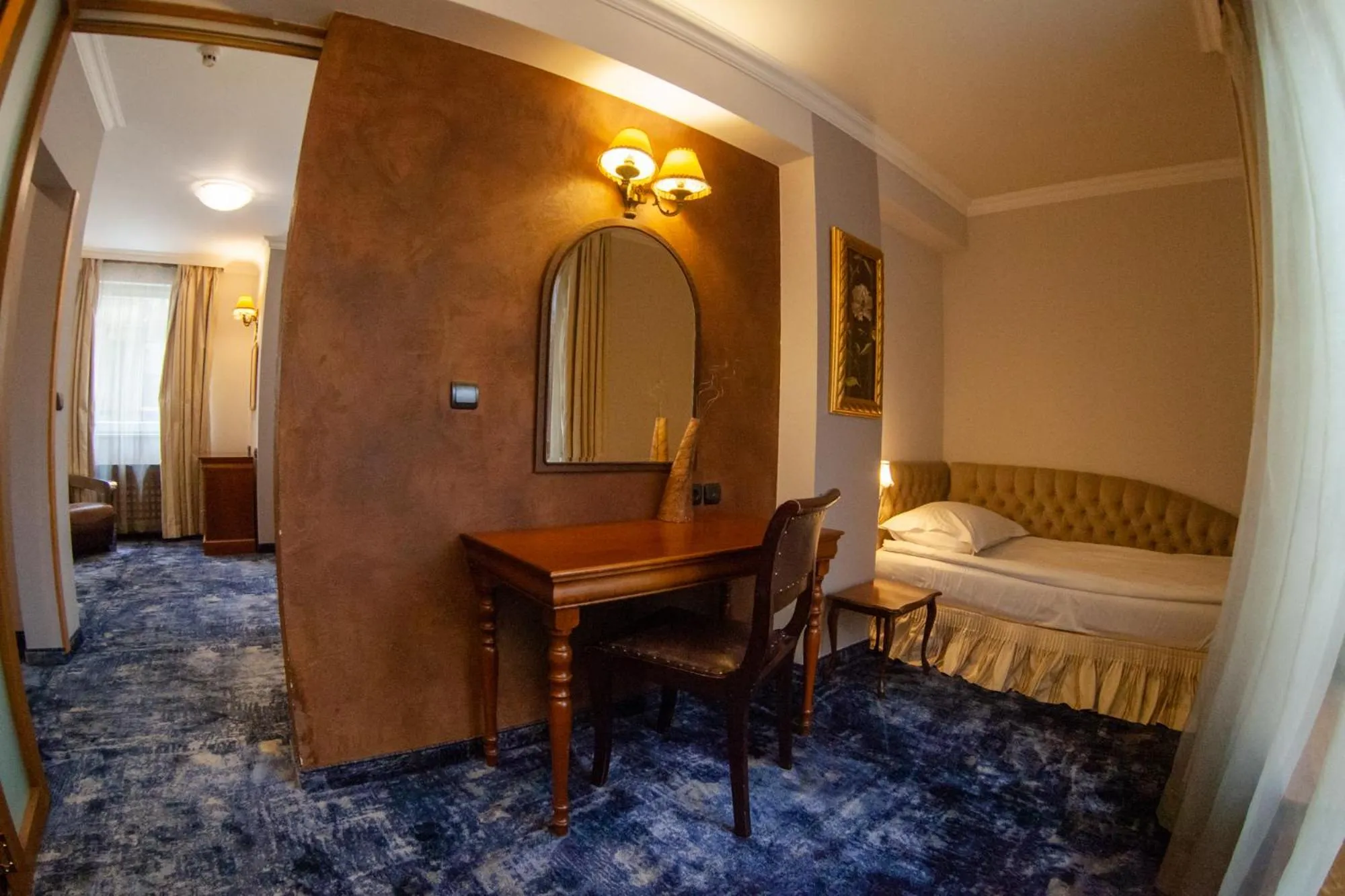 Bed in Meg-Lozenetz Hotel