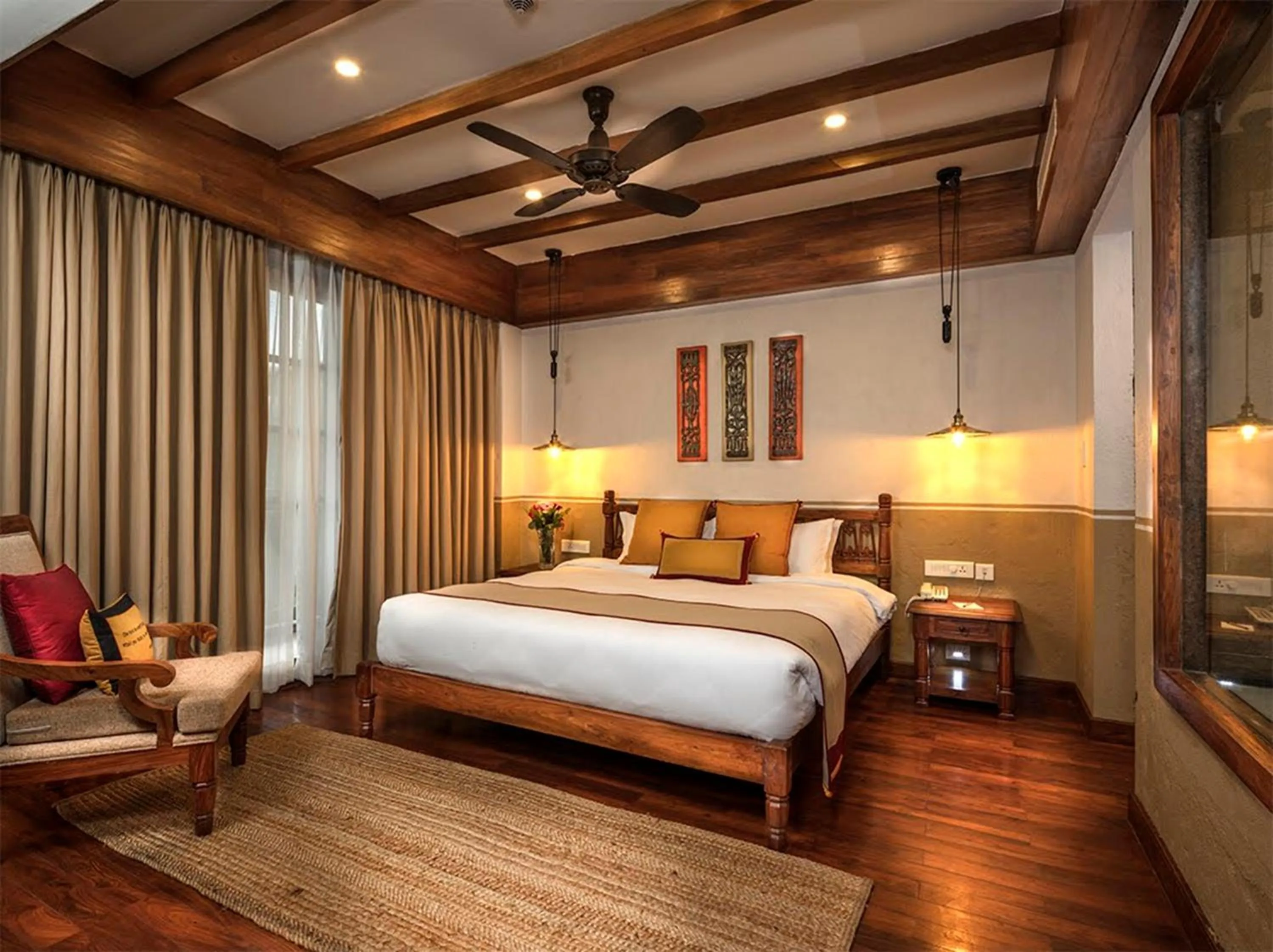 Bed in Nepali Ghar Hotel, Thamel - Your Home In Nepal