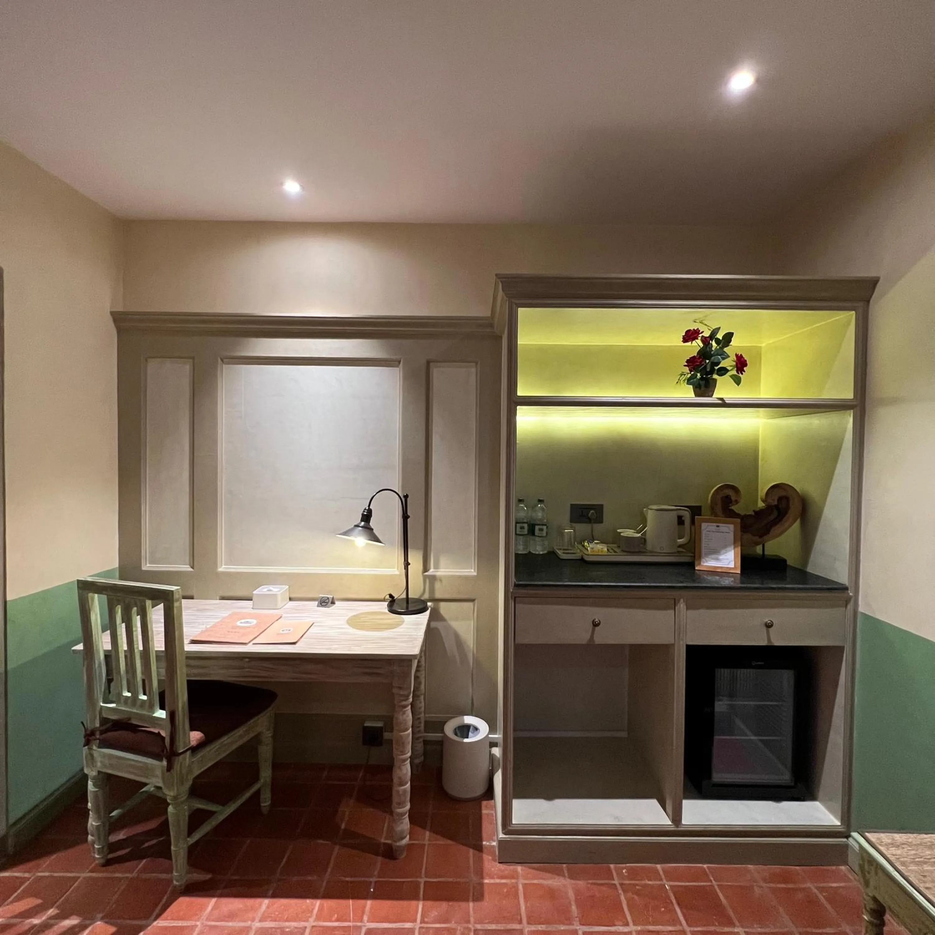 Dining area in Nepali Ghar Hotel, Thamel - Your Home In Nepal