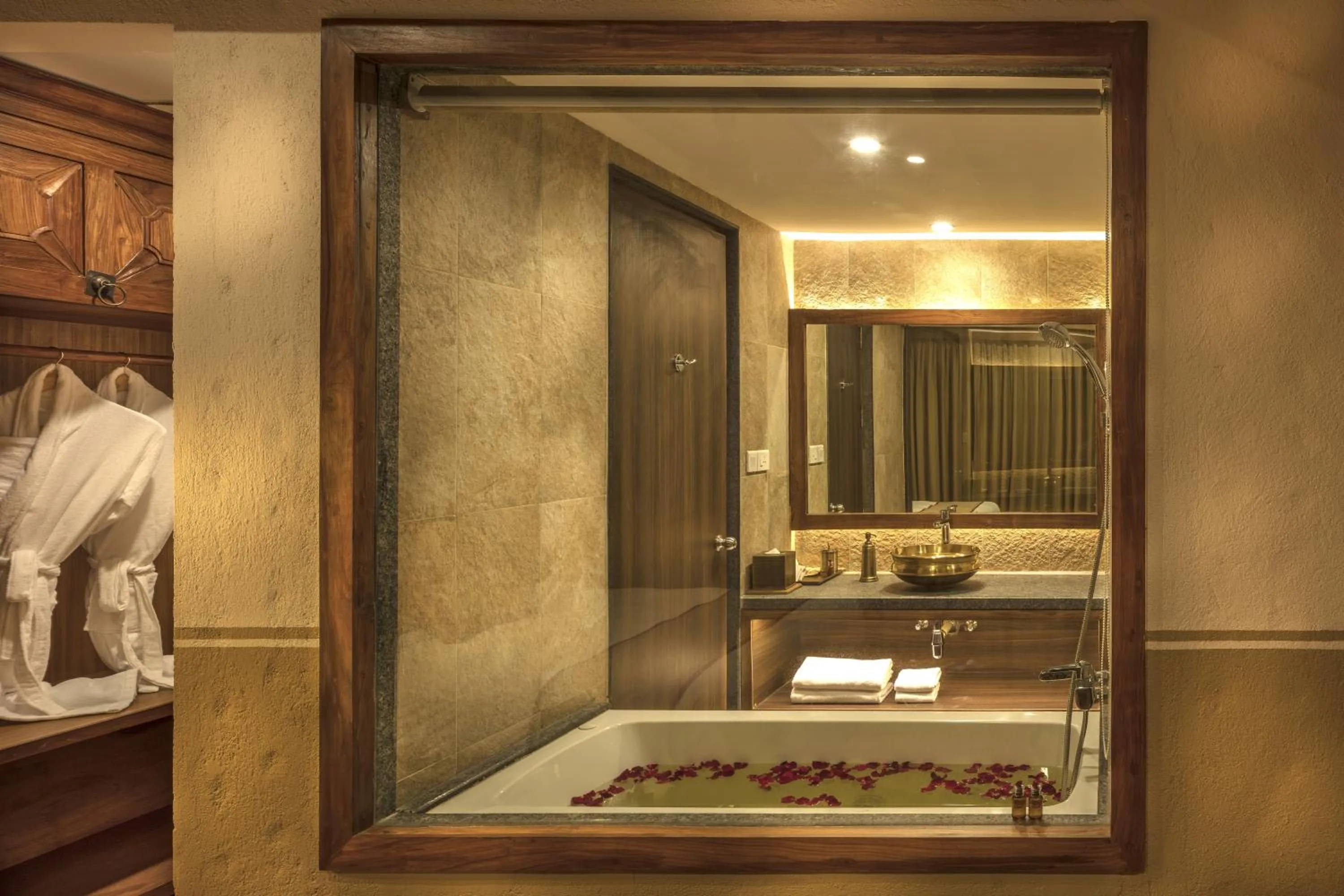 Bathroom in Nepali Ghar Hotel